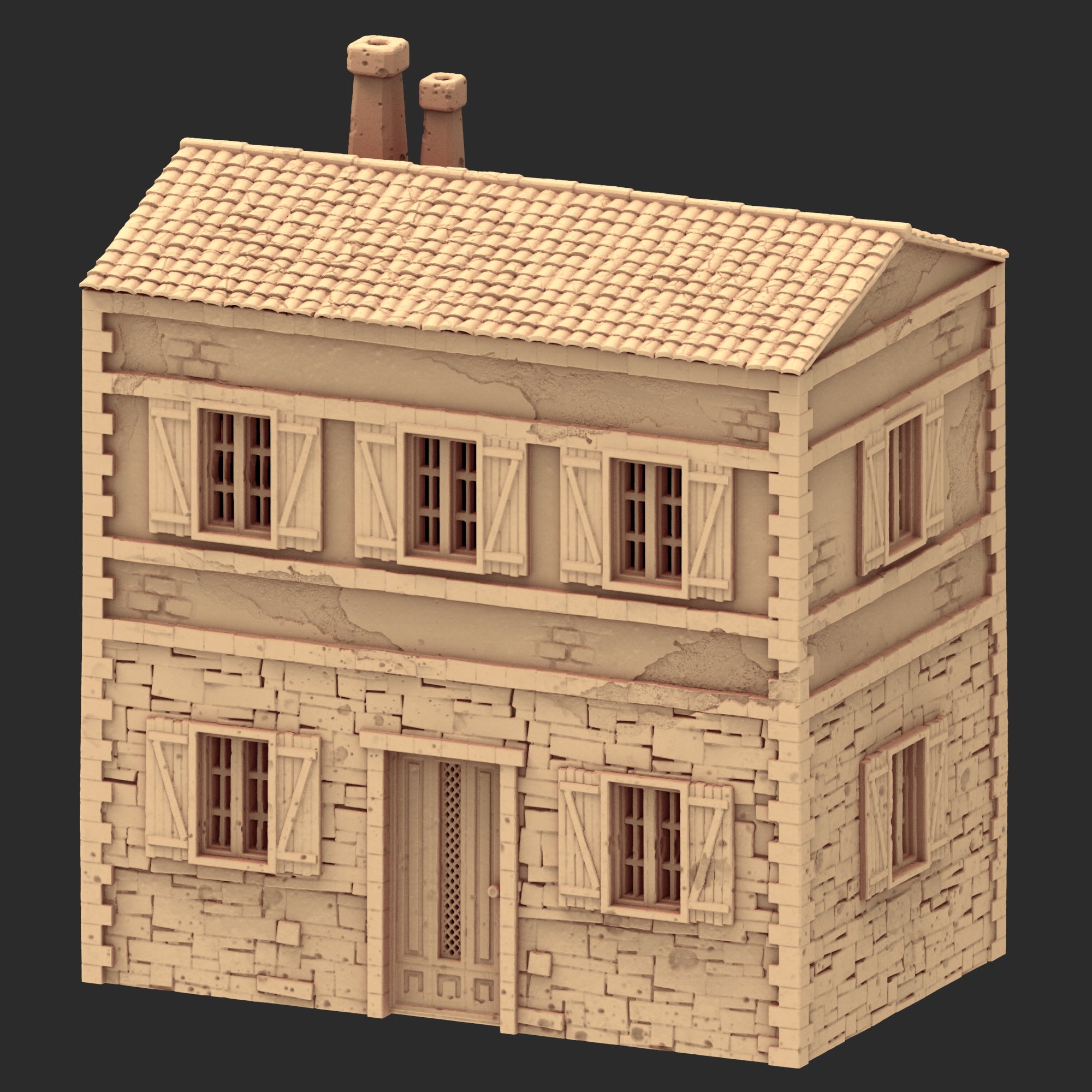 Provence Architecture Part 2 – x9 Printable STL Buildings (28mm Scale)