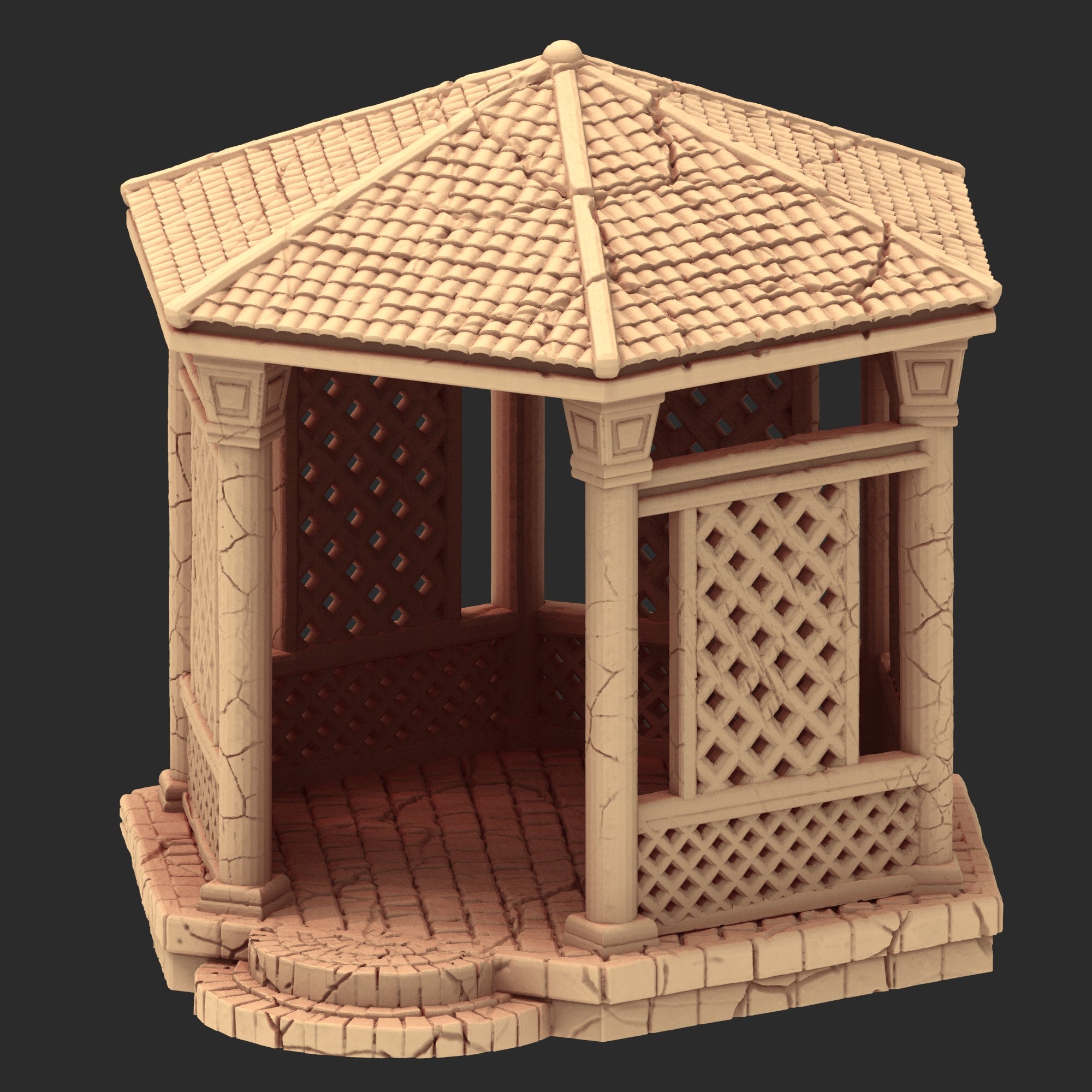 Provence Architecture Part 2 – x9 Printable STL Buildings (28mm Scale)