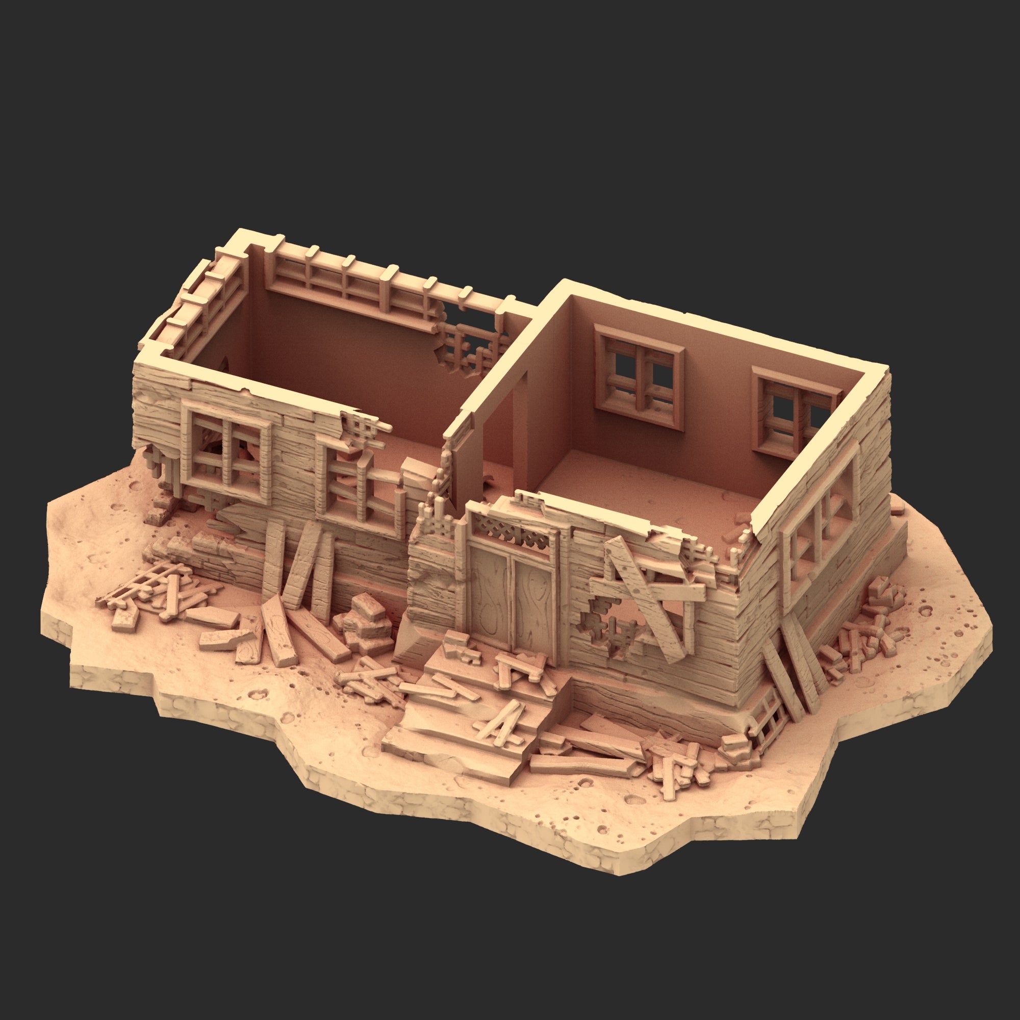 Wild West Haunted City - x12 Buildings