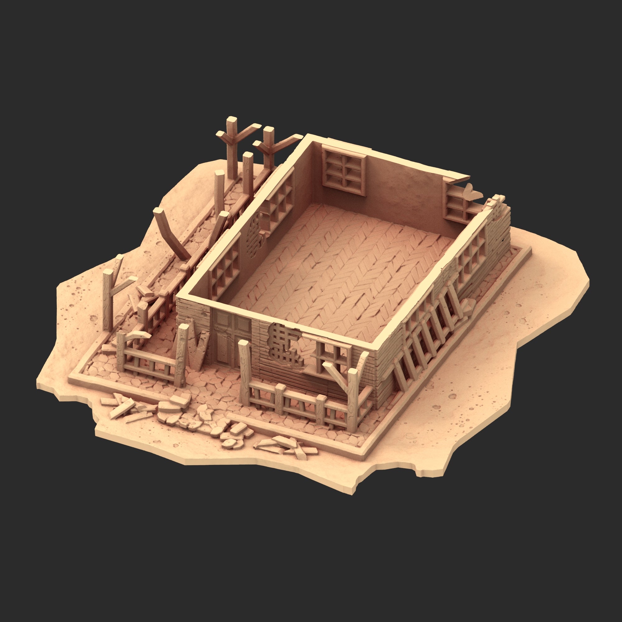 Wild West Haunted City - x12 Buildings