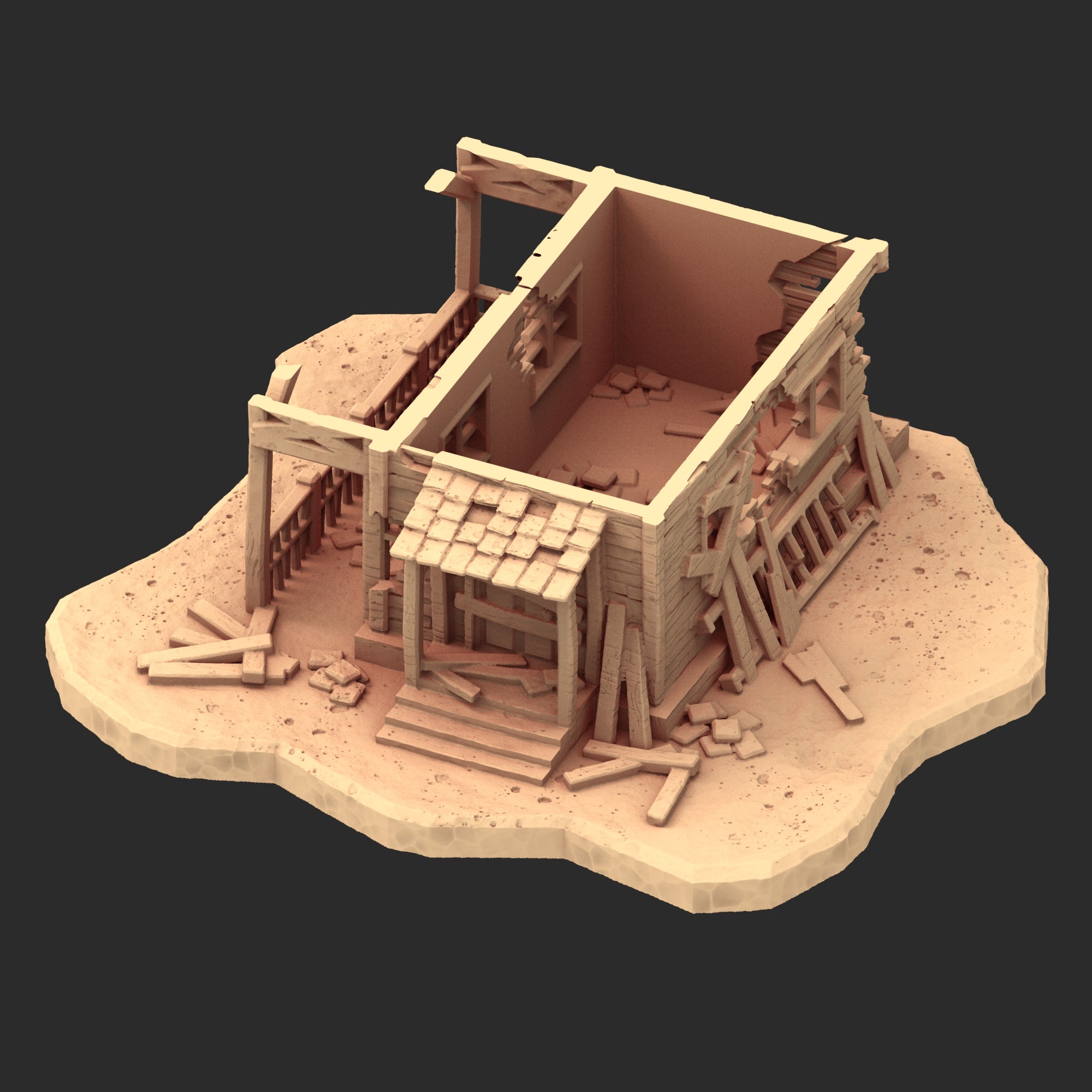 Wild West Haunted City - x12 Buildings