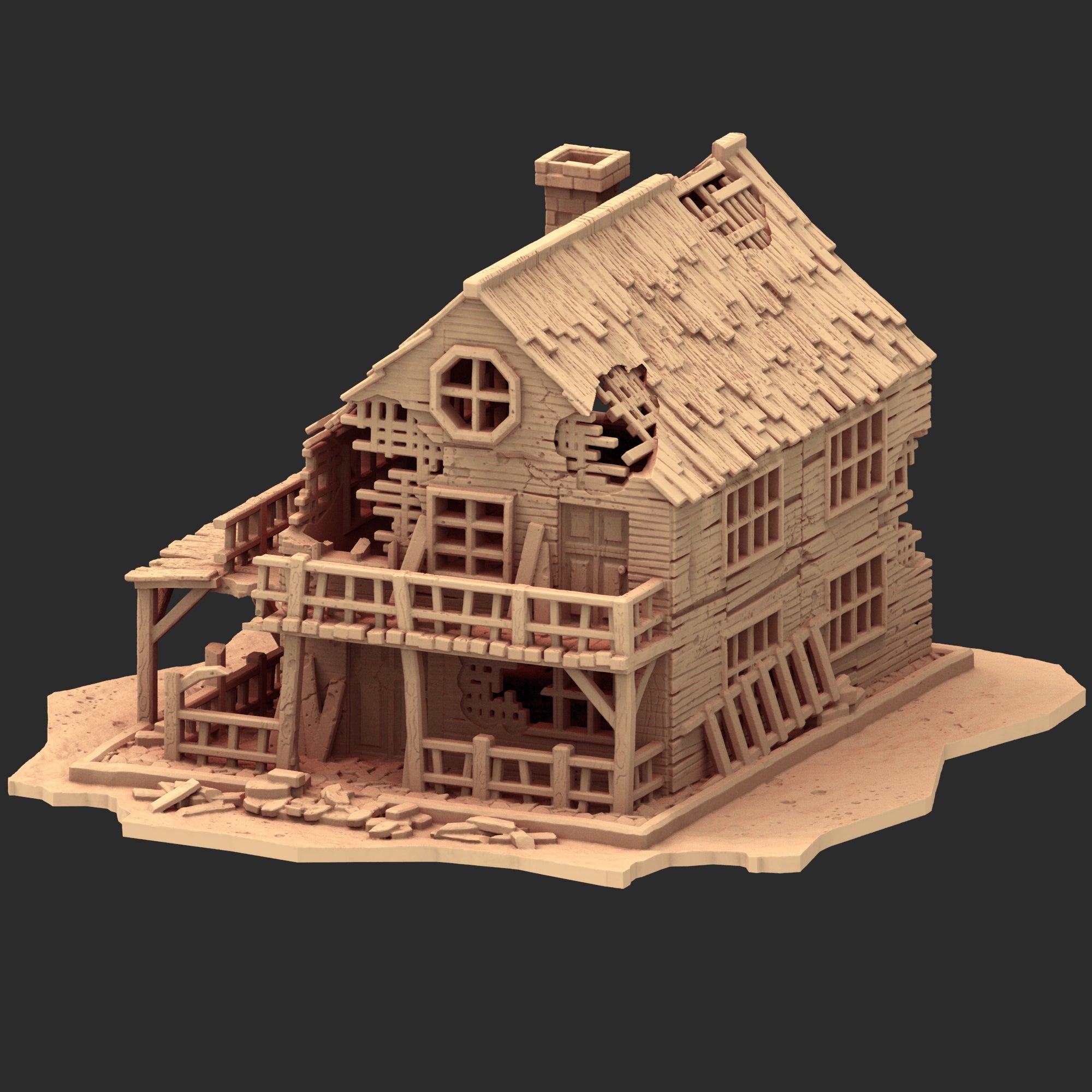 Wild West Haunted City - x12 Buildings