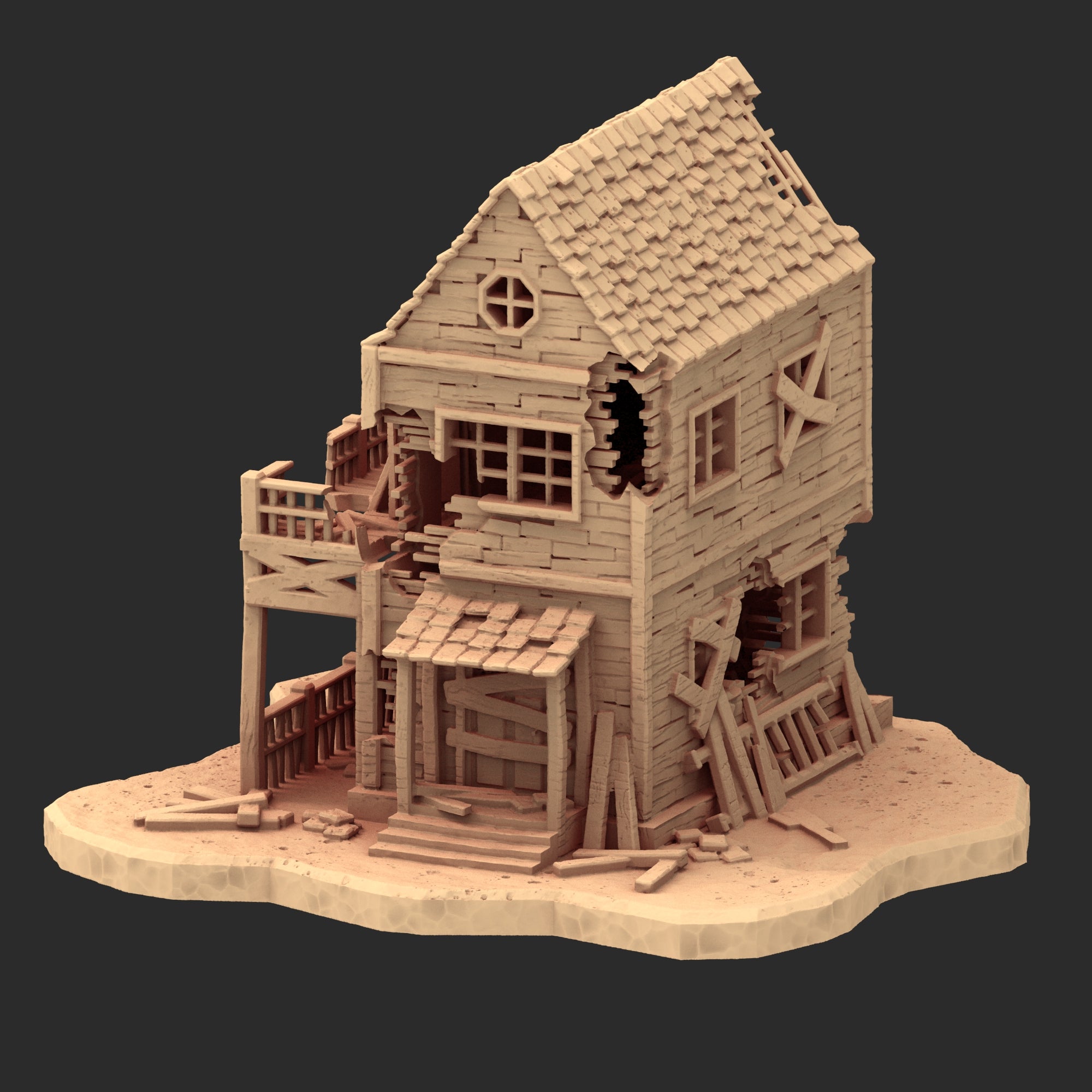 Wild West Haunted City - x12 Buildings