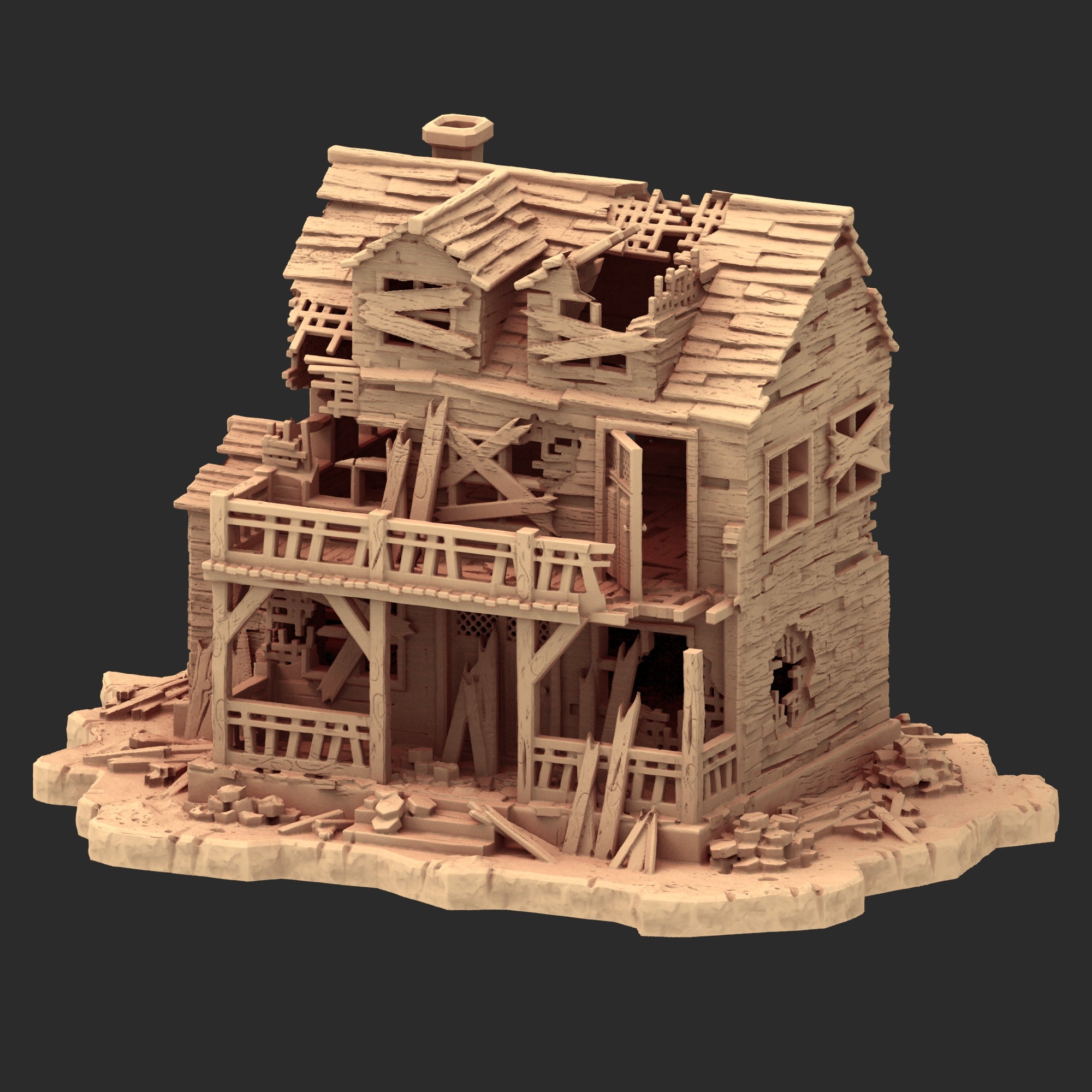 Wild West Haunted City - x12 Buildings