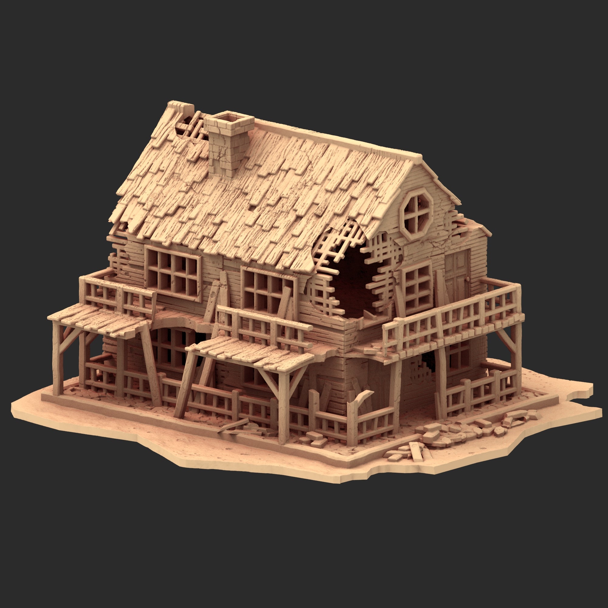 Wild West Haunted City - x12 Buildings