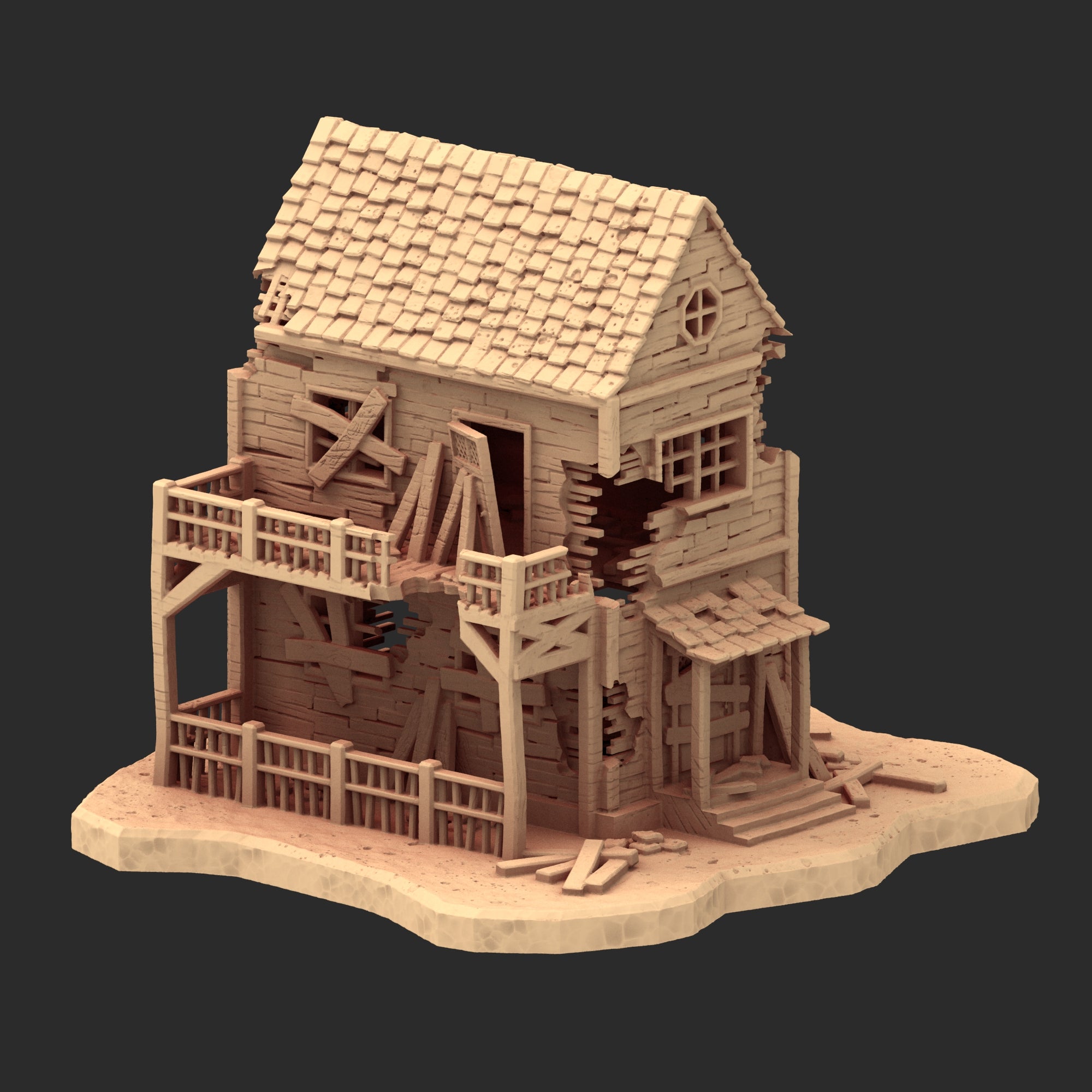 Wild West Haunted City - x12 Buildings