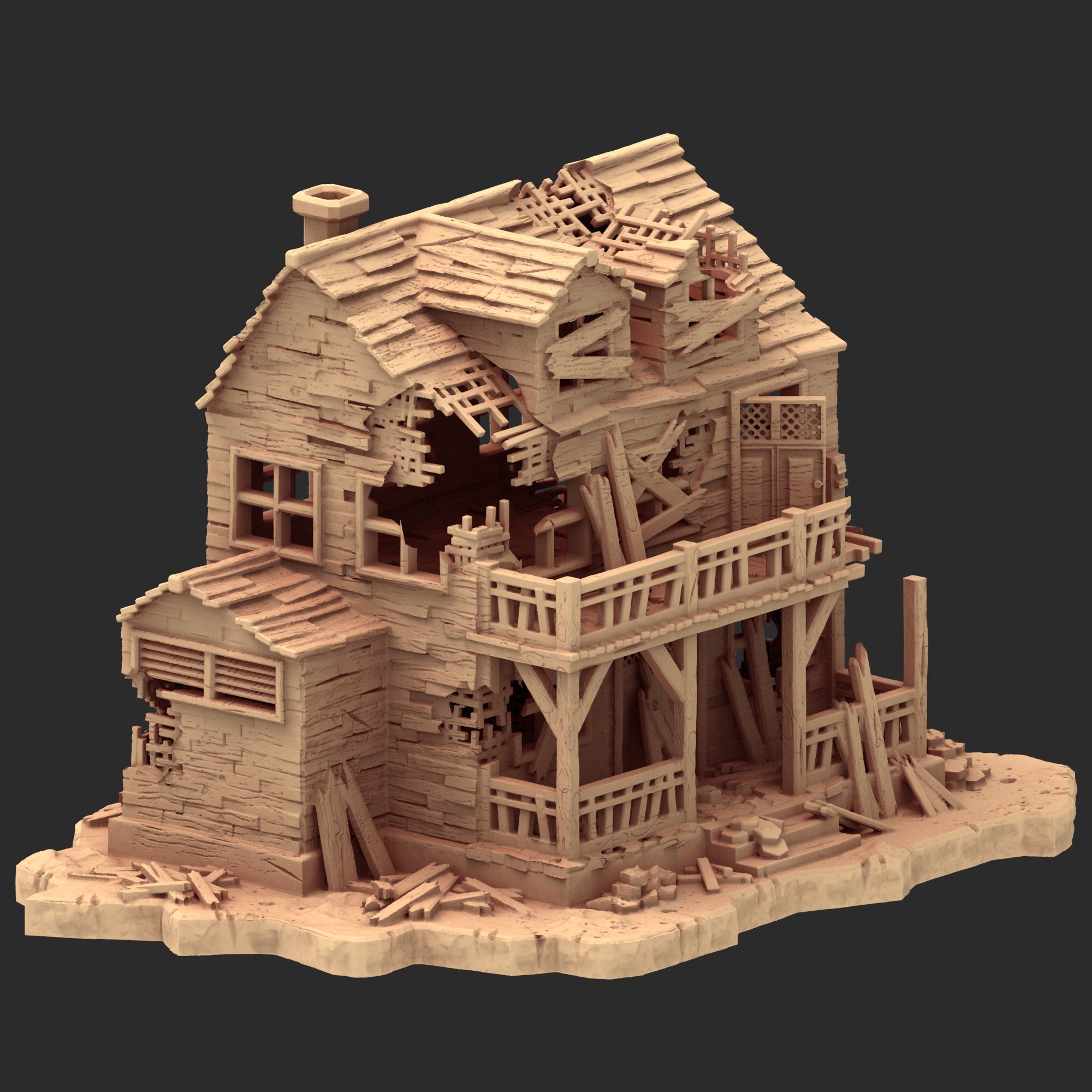 Wild West Haunted City - x12 Buildings