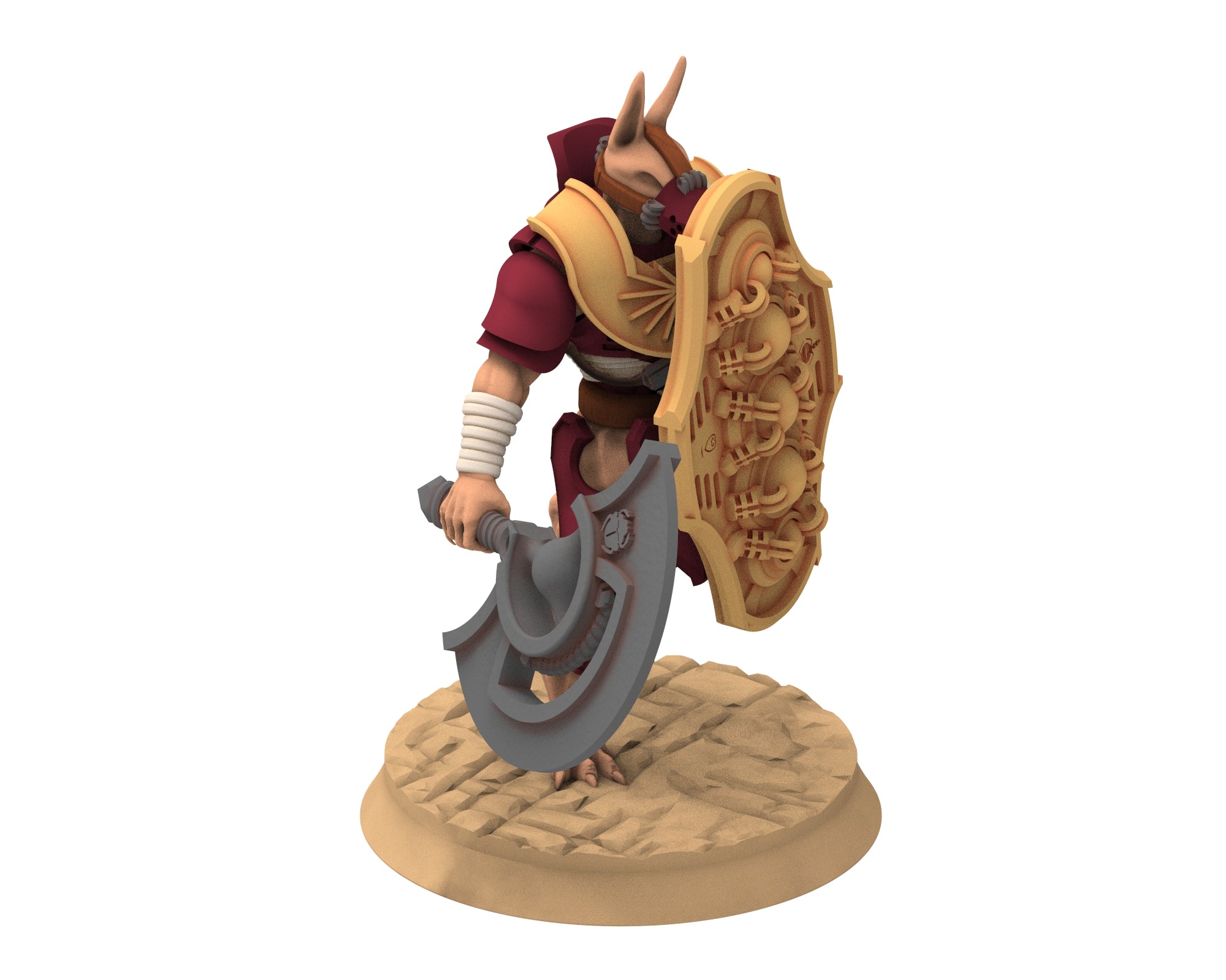 Ta-Khefet – Nekhtou | Axes + Heavy Shields – Modular Greanan Infantry