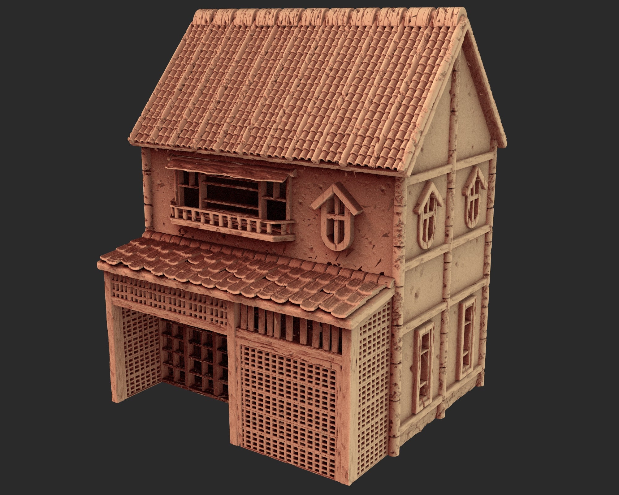 Japanese medieval buildings part 1 - x6 Buildings