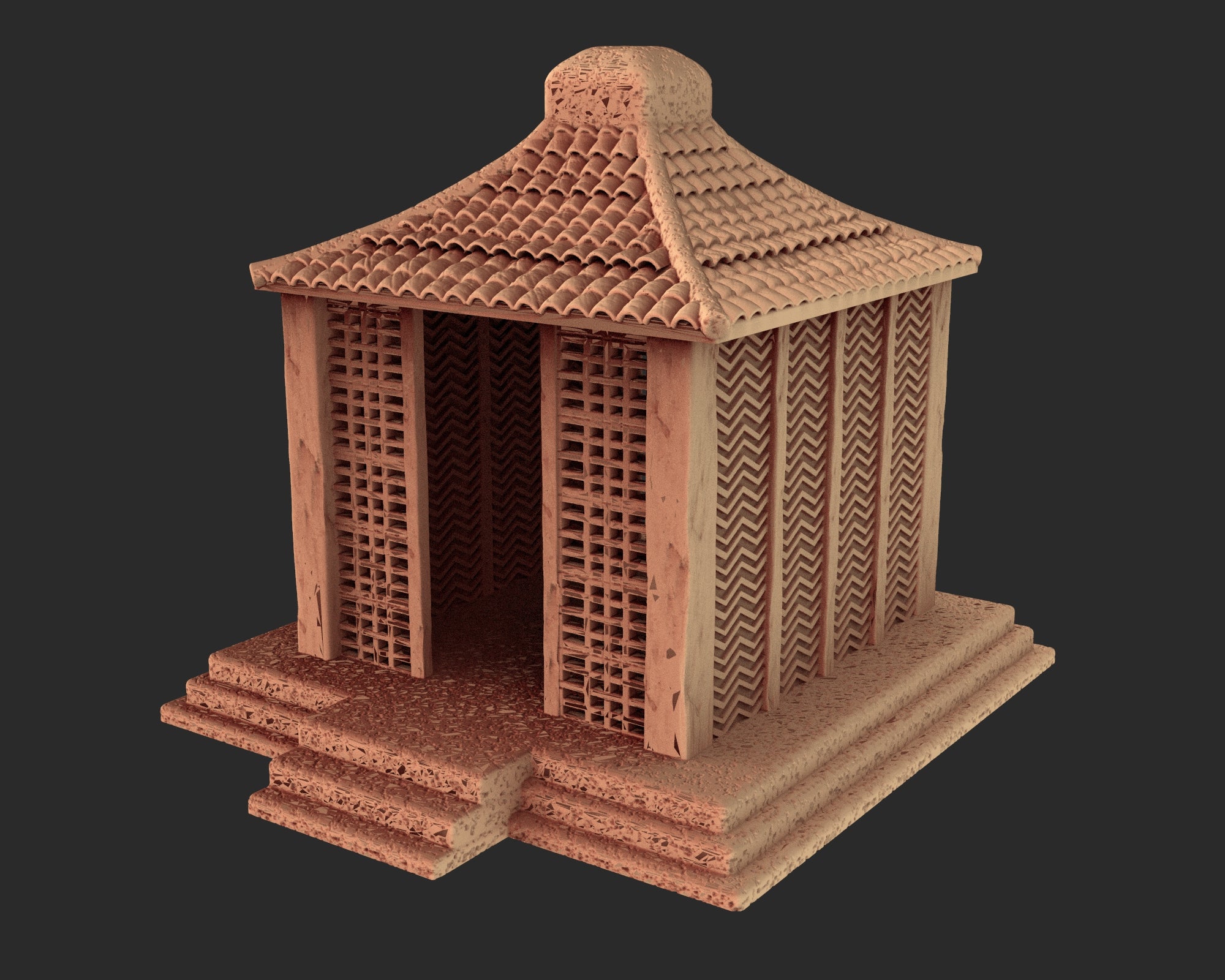Japanese medieval buildings part 1 - x6 Buildings