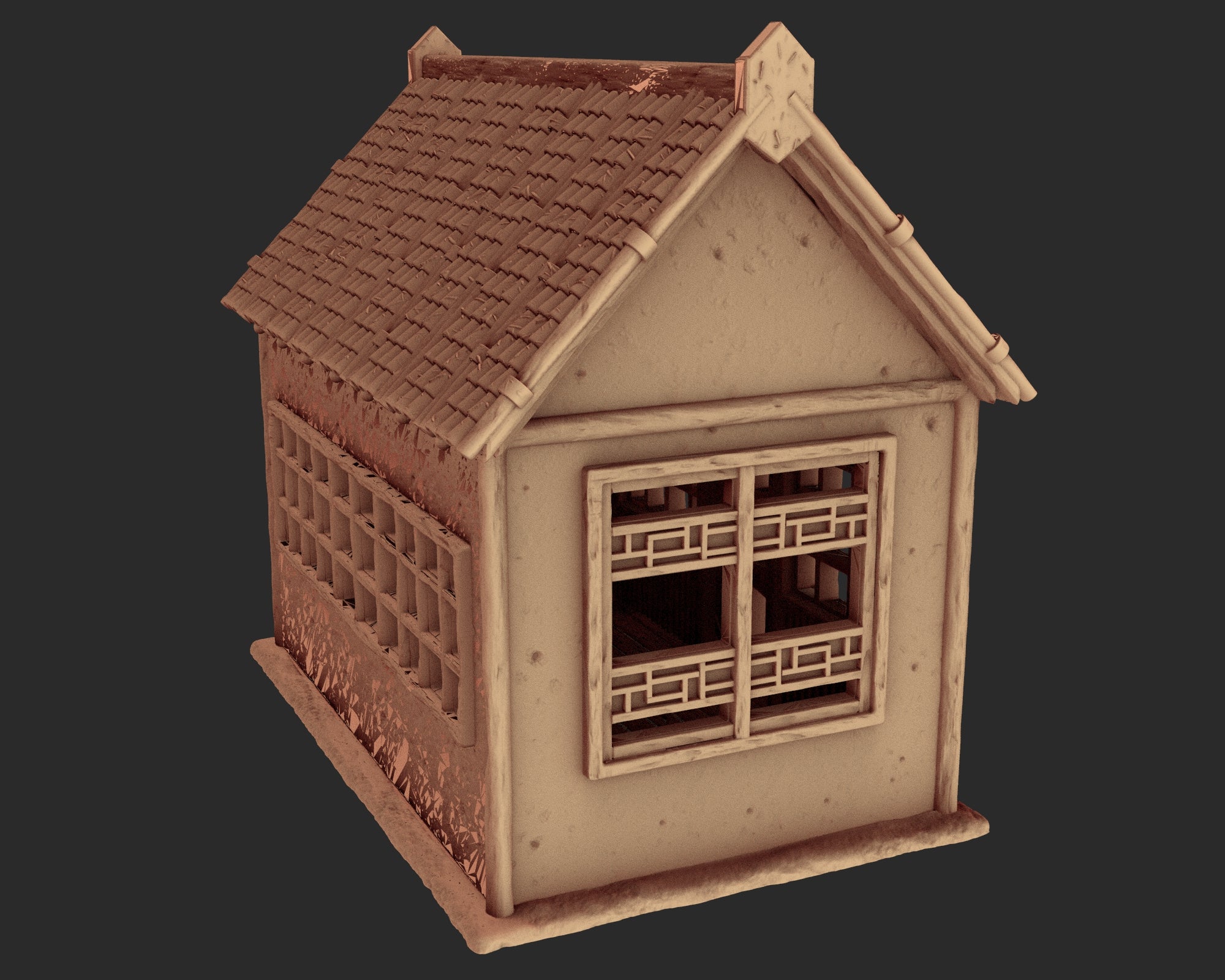 Japanese medieval buildings part 1 - x6 Buildings