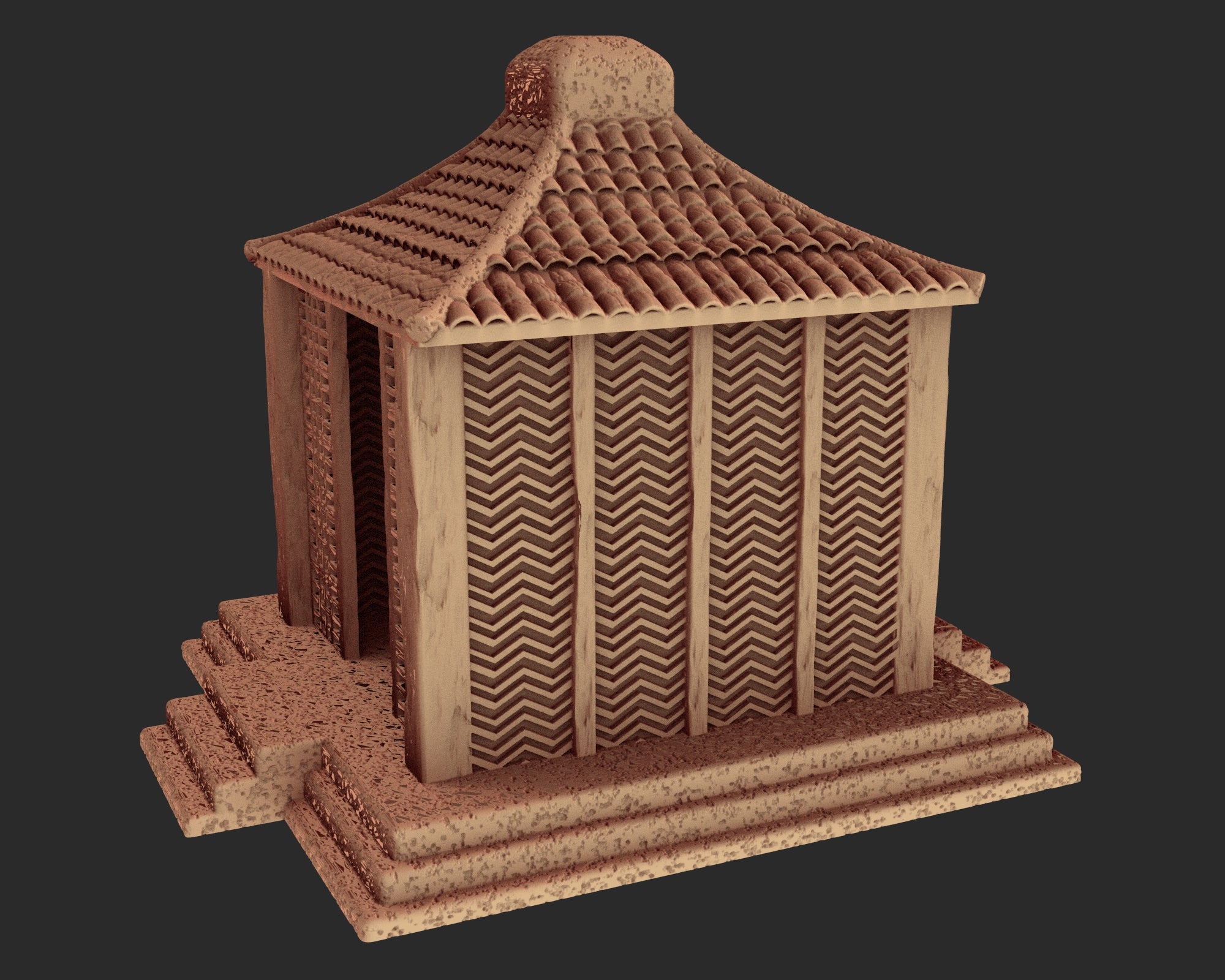 Japanese medieval buildings part 1 - x6 Buildings