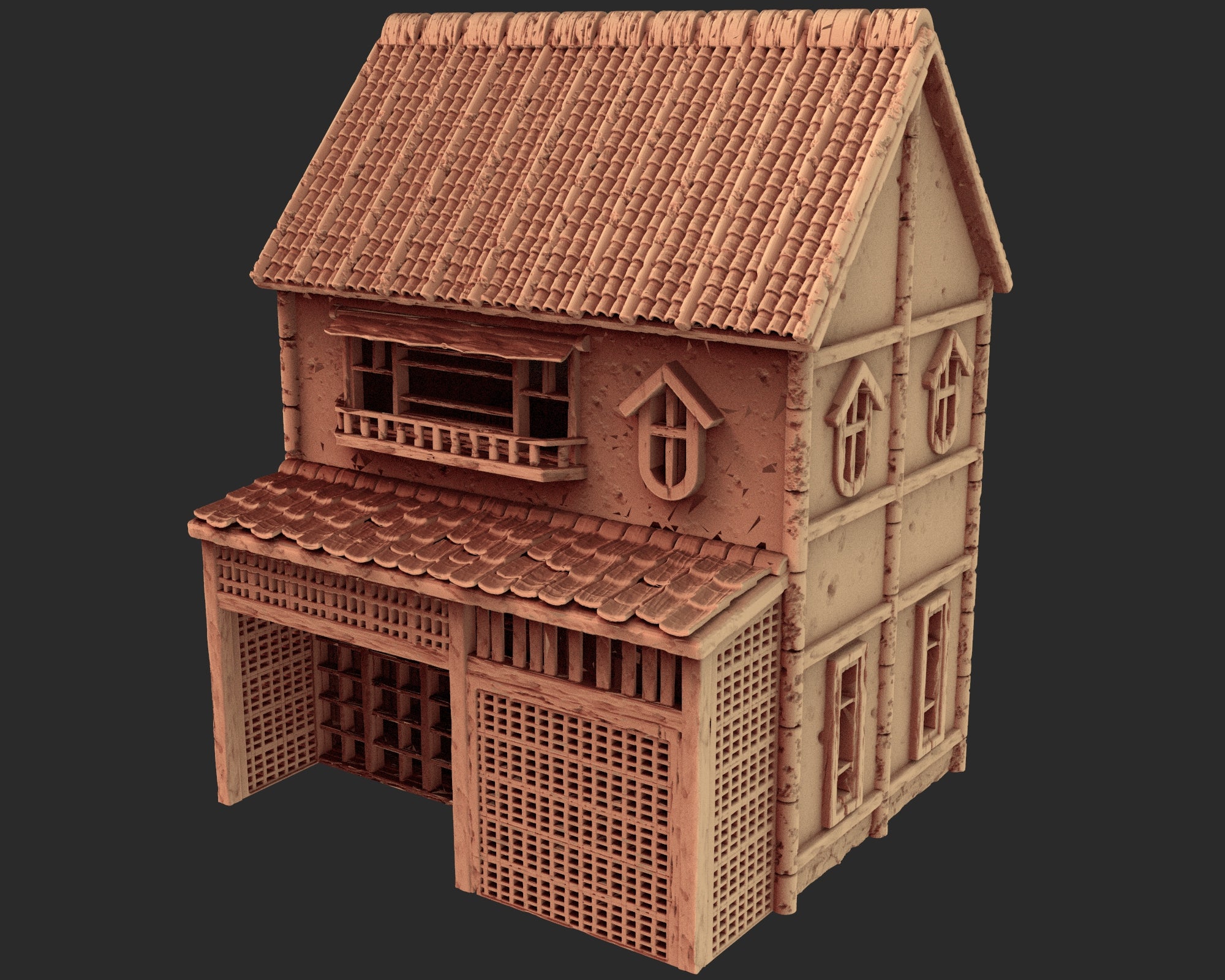 Japanese medieval buildings part 1 - x6 Buildings