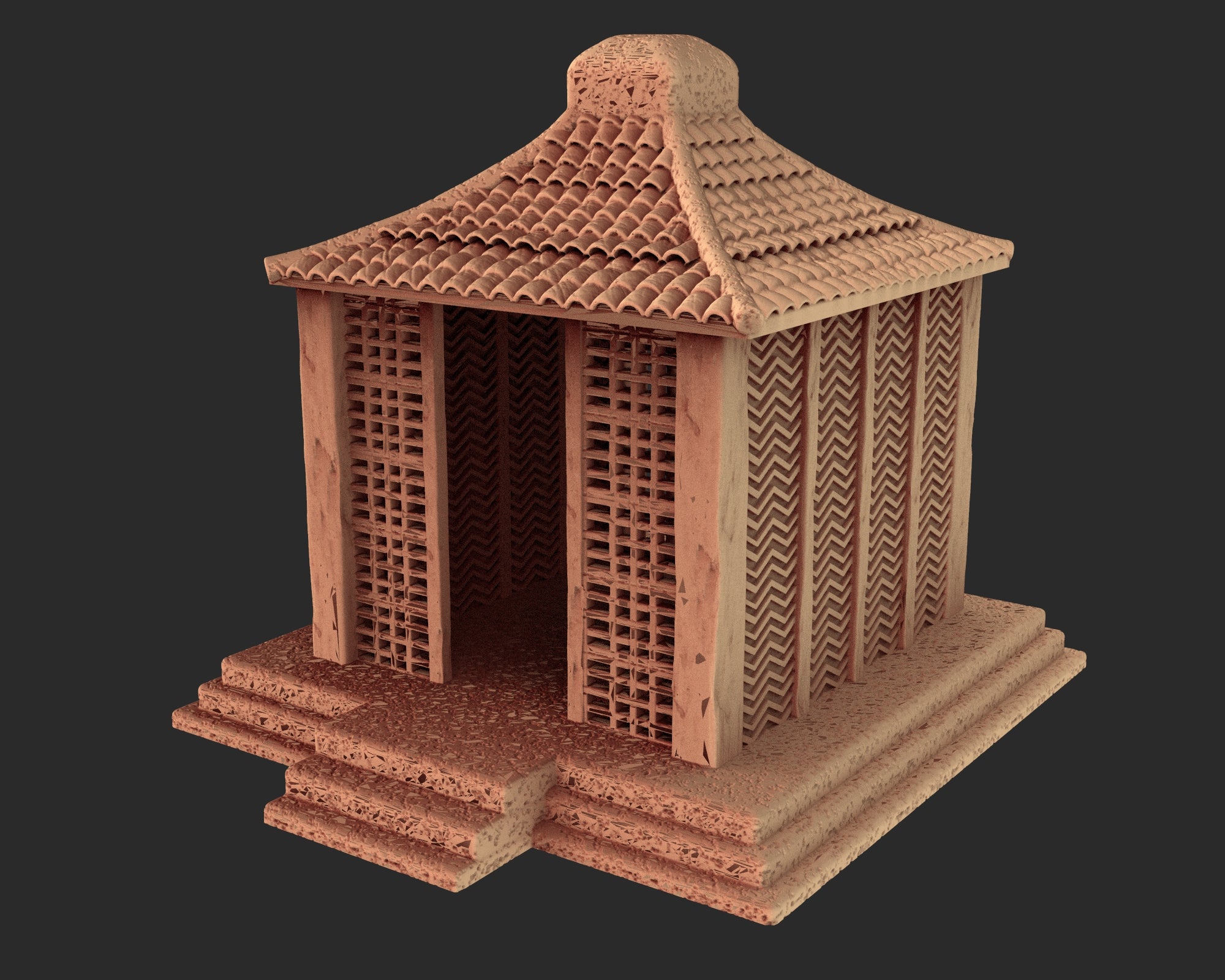 Japanese medieval buildings part 1 - x6 Buildings