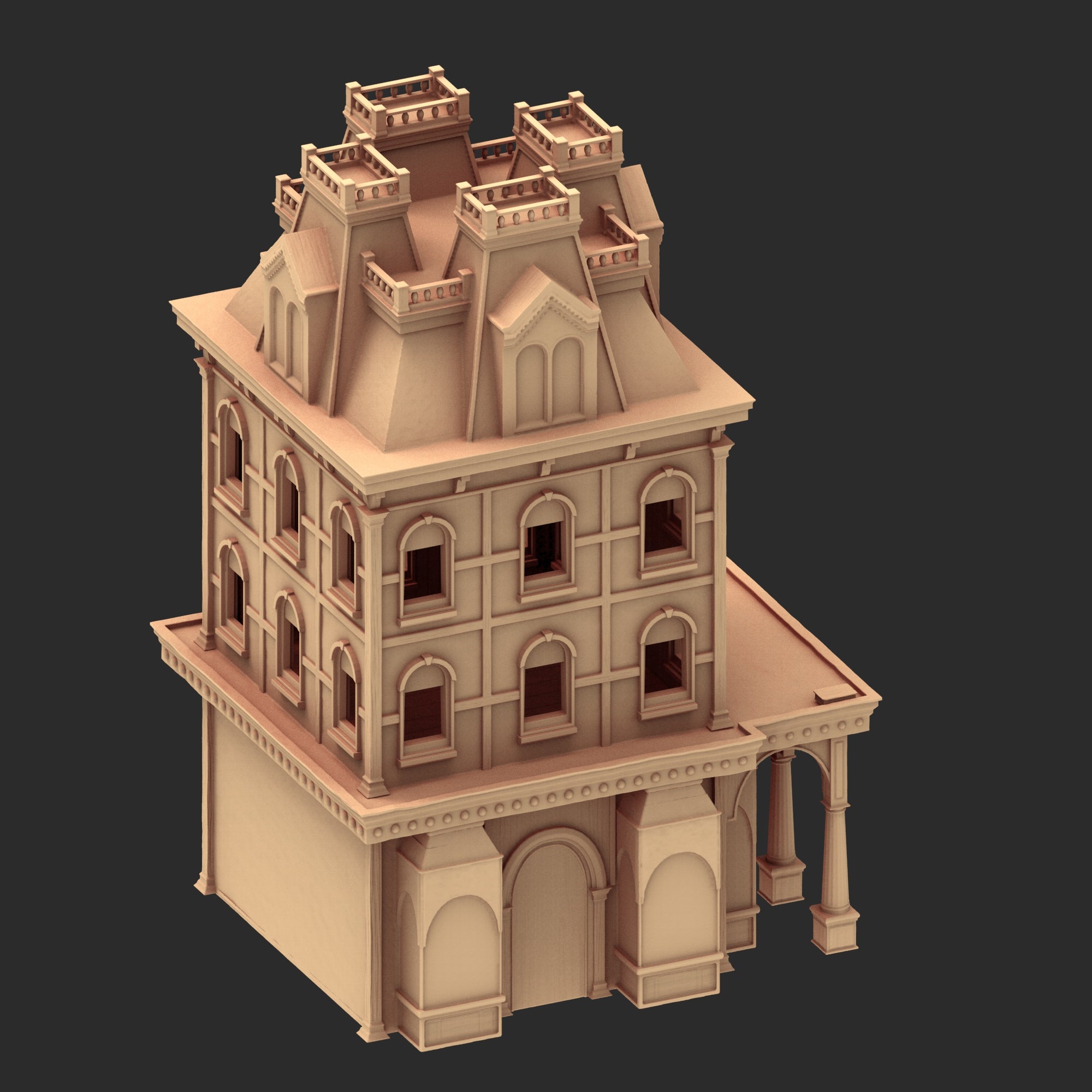 Victorian Architecture – 5 Printable STL Buildings