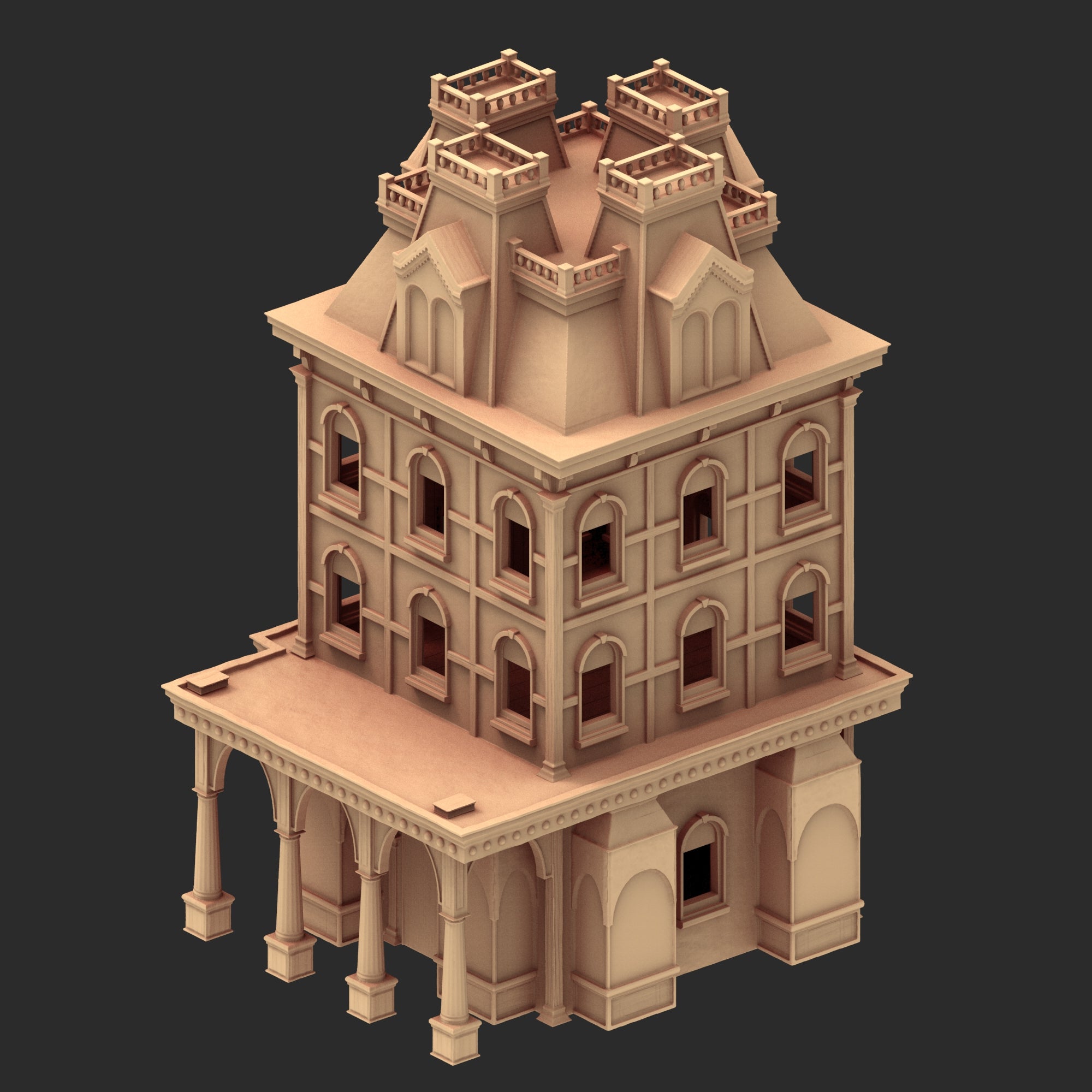 Victorian Architecture – 5 Printable STL Buildings