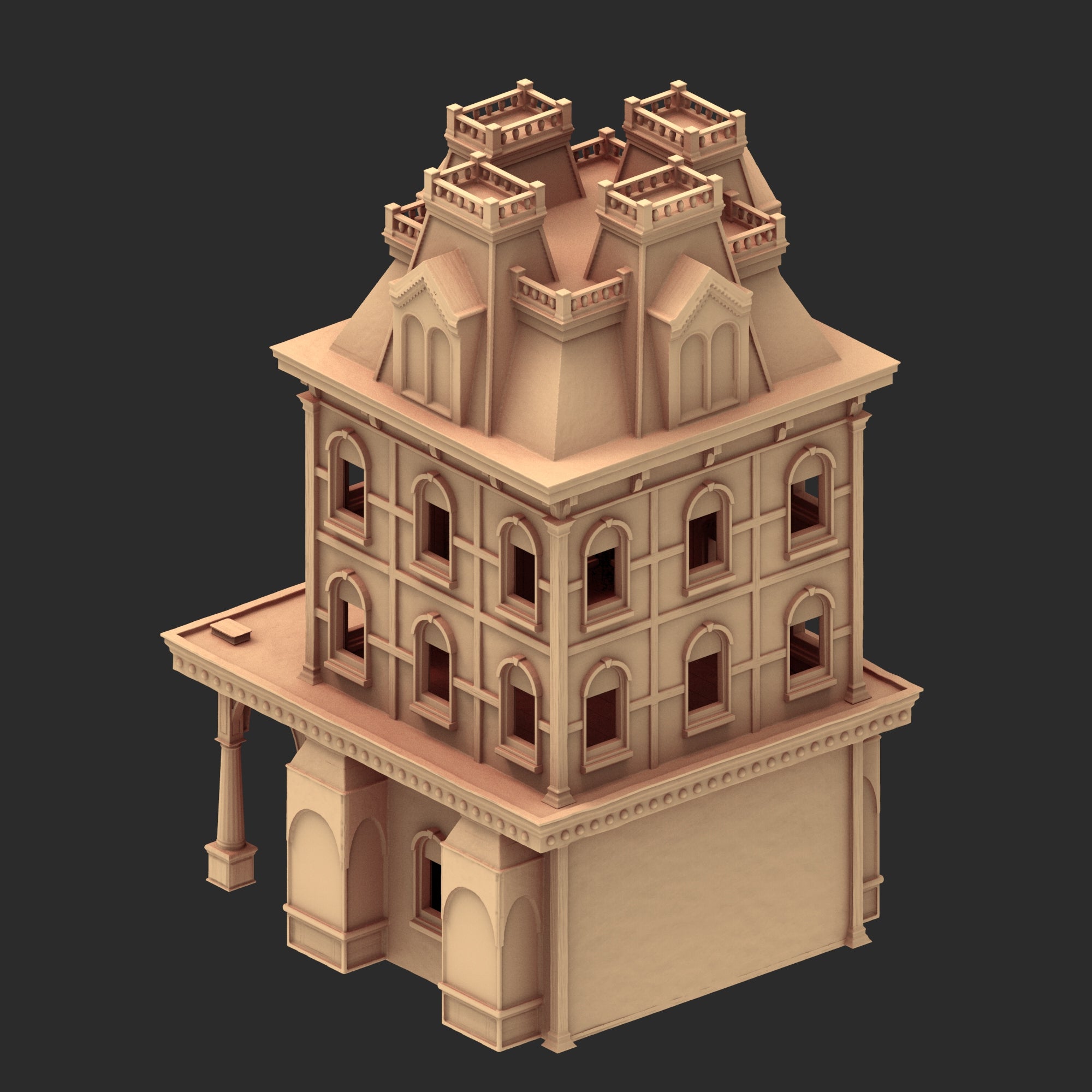 Victorian Architecture – 5 Printable STL Buildings