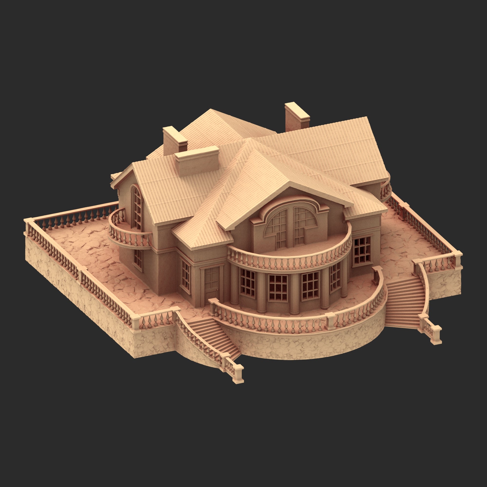 Victorian Architecture – 5 Printable STL Buildings