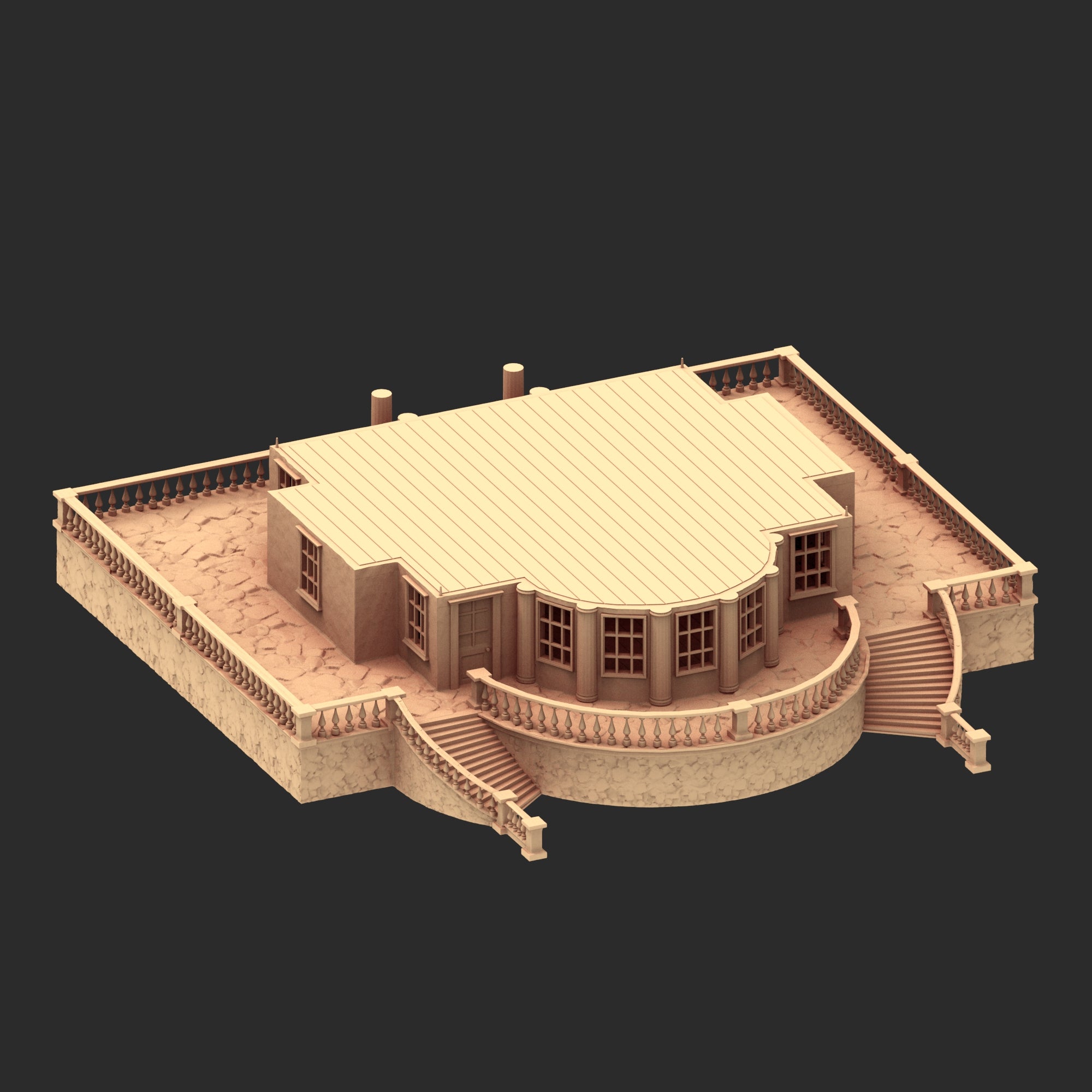 Victorian Architecture – 5 Printable STL Buildings