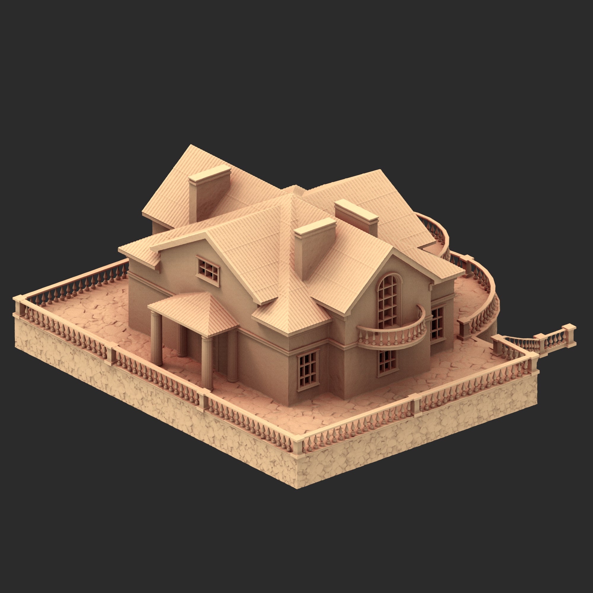 Victorian Architecture – 5 Printable STL Buildings