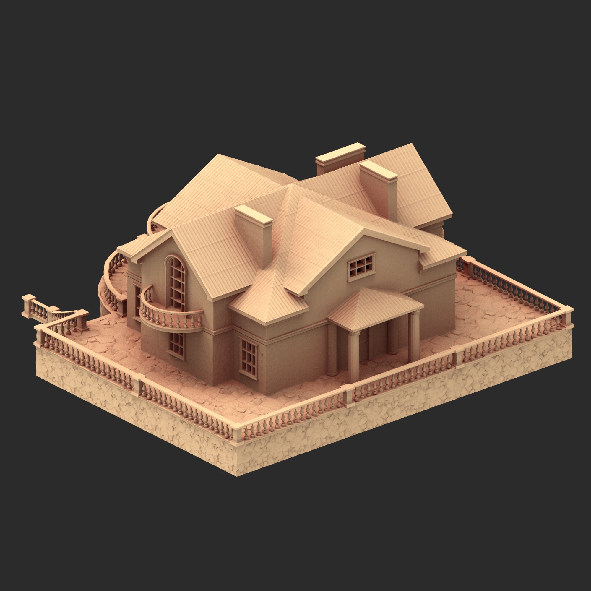Victorian Architecture – 5 Printable STL Buildings