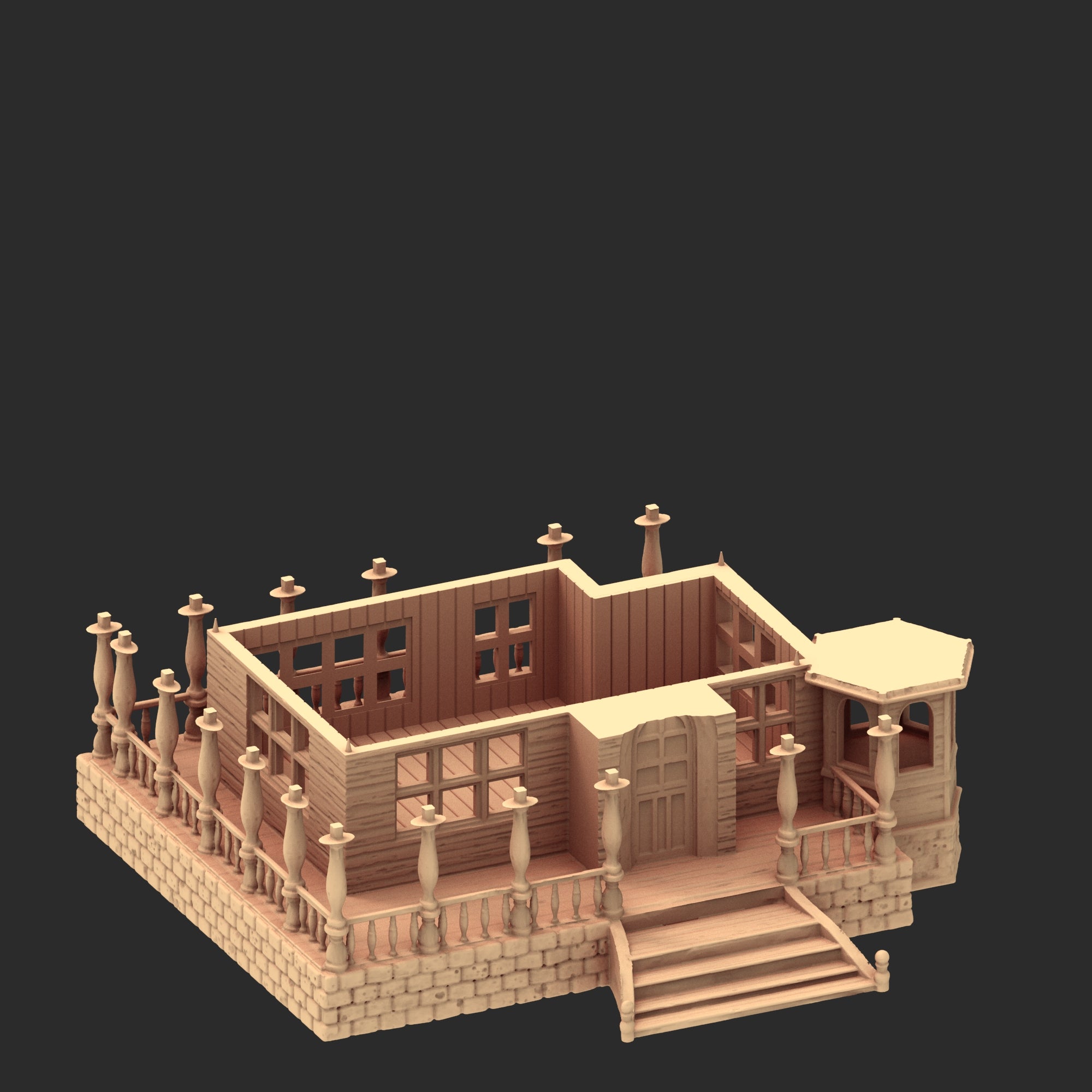 Victorian Architecture – 5 Printable STL Buildings