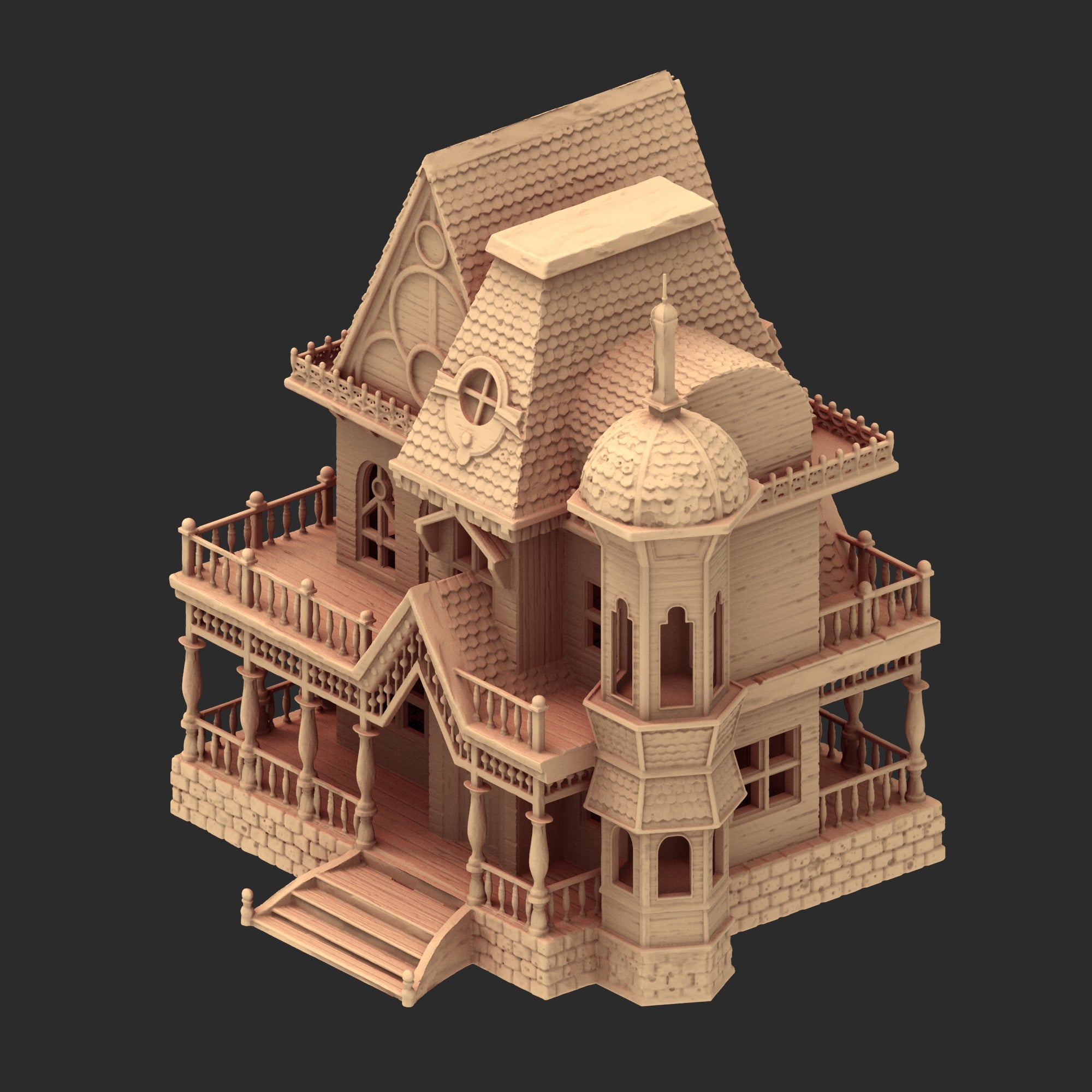 Victorian Architecture – 5 Printable STL Buildings
