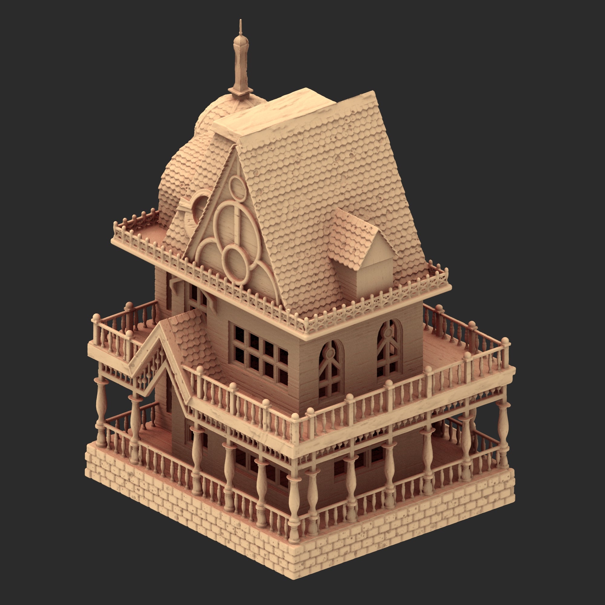 Victorian Architecture – 5 Printable STL Buildings