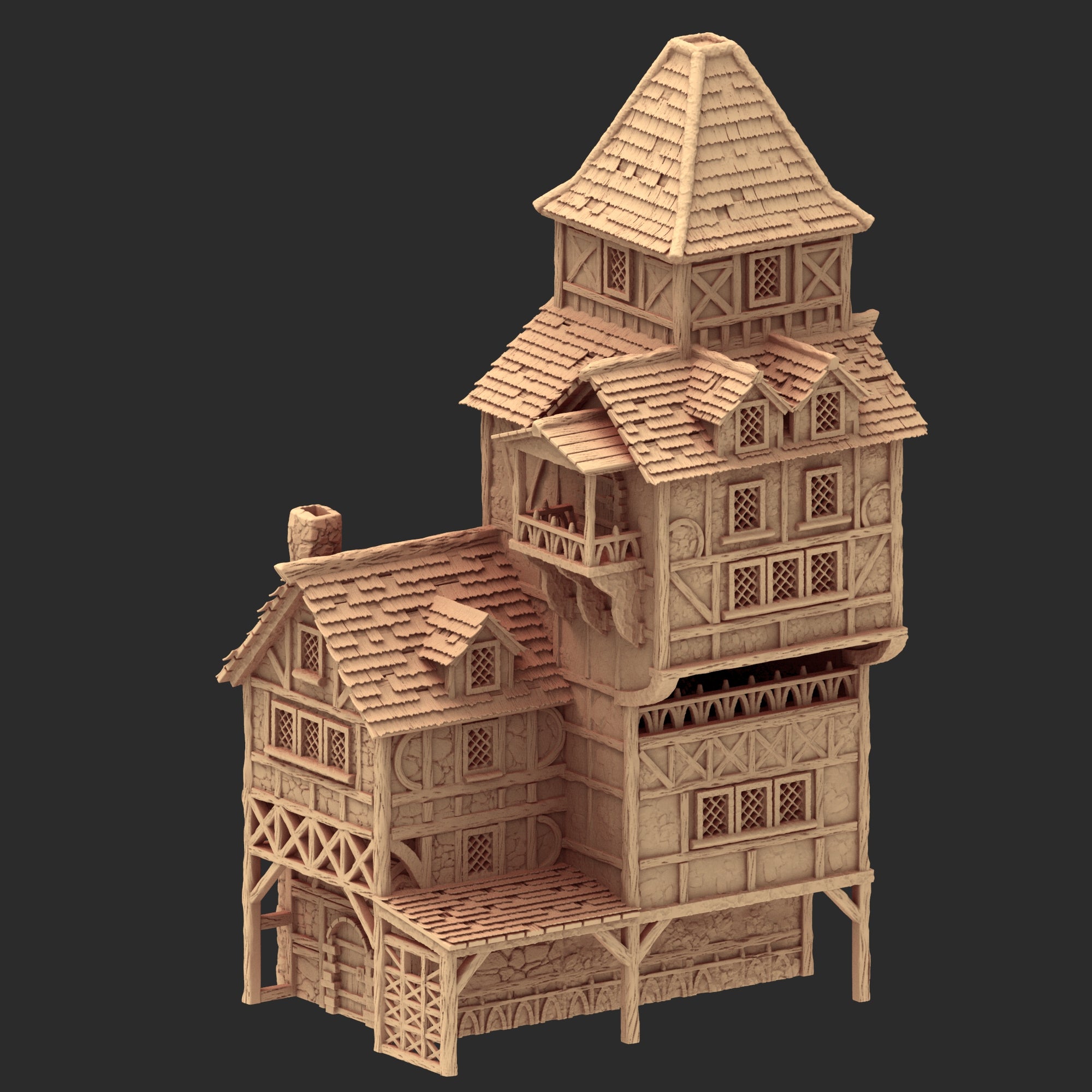 Medieval Architecture - Part 2 - x3 Buildings