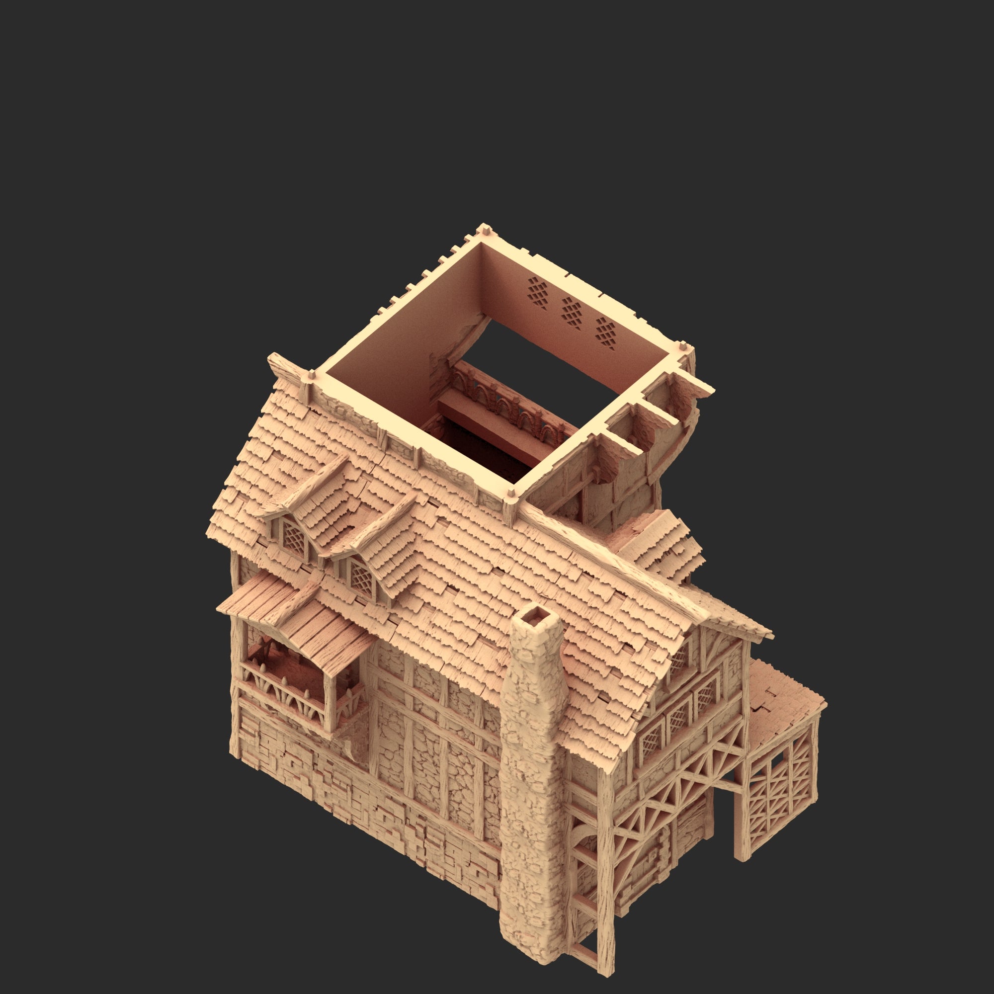 Medieval Architecture - Part 2 - x3 Buildings