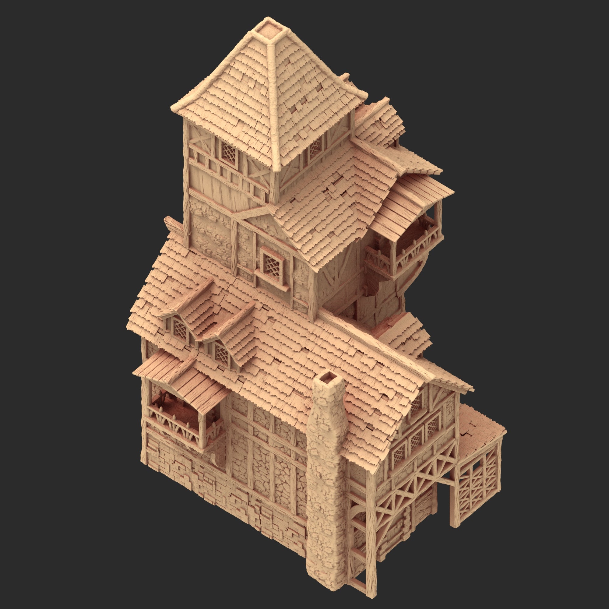 Medieval Architecture - Part 2 - x3 Buildings