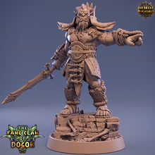 Load image into Gallery viewer, Green Skin - King Fangtabolous, The Fang Clan of Dogor, daybreak miniatures
