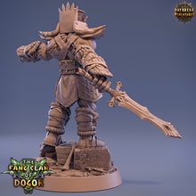 Load image into Gallery viewer, Green Skin - King Fangtabolous, The Fang Clan of Dogor, daybreak miniatures
