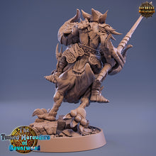 Load image into Gallery viewer, Green Skin - Krimli Smite on Head Runner, The Tusked Marauders of Gauntwood, daybreak miniatures
