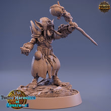 Load image into Gallery viewer, Green Skin - Stanka Noobli, The Tusked Marauders of Gauntwood, daybreak miniatures
