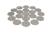 Load image into Gallery viewer, Lot of 25mm to 160mm industrial texture &amp; round bases usable for warmachine, wargame...
