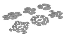 Load image into Gallery viewer, Lot of 60mm to 170mm industrial texture &amp; oval bases usable for warmachine, wargame...
