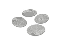Load image into Gallery viewer, Lot of 60mm to 170mm industrial texture &amp; oval bases usable for warmachine, wargame...

