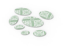 Load image into Gallery viewer, Lot of 60mm to 170mm  CINAN set 1 texture &amp; oval bases usable for warmachine, wargame...
