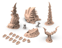 Load image into Gallery viewer, Bundle Fukai A usable for tyranids, warmachine, infinity, scifi wargame...
