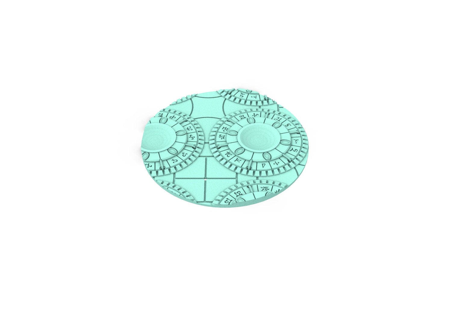 Lot of 25mm to 160mm round bases & textures  dark city set 3 usable for saga, age of sigmar, confrontation, wargame...