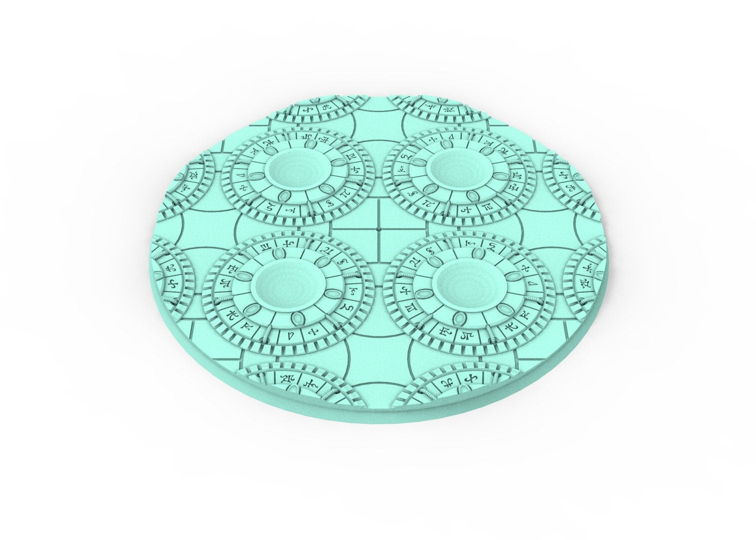 Lot of 25mm to 160mm round bases & textures  dark city set 3 usable for saga, age of sigmar, confrontation, wargame...