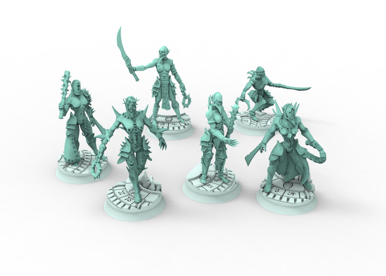 Dark City - Female Wracked warriors tortured Dark eldar drow