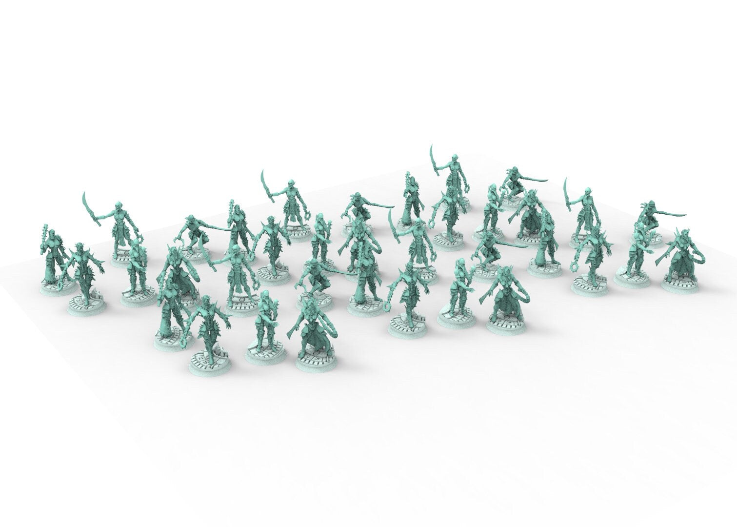 Dark City - Female Wracked warriors tortured Dark eldar drow