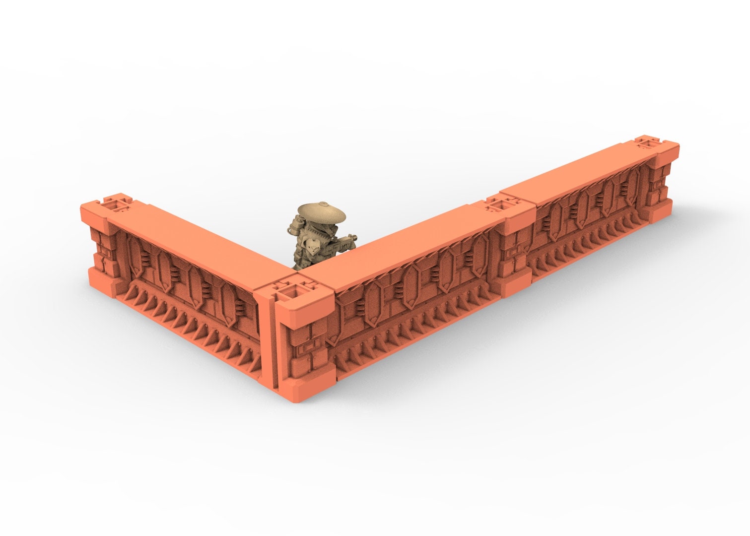 Bâtiment industriel utilisable pour warmachine, infinity, scifi wargame... Partie 2