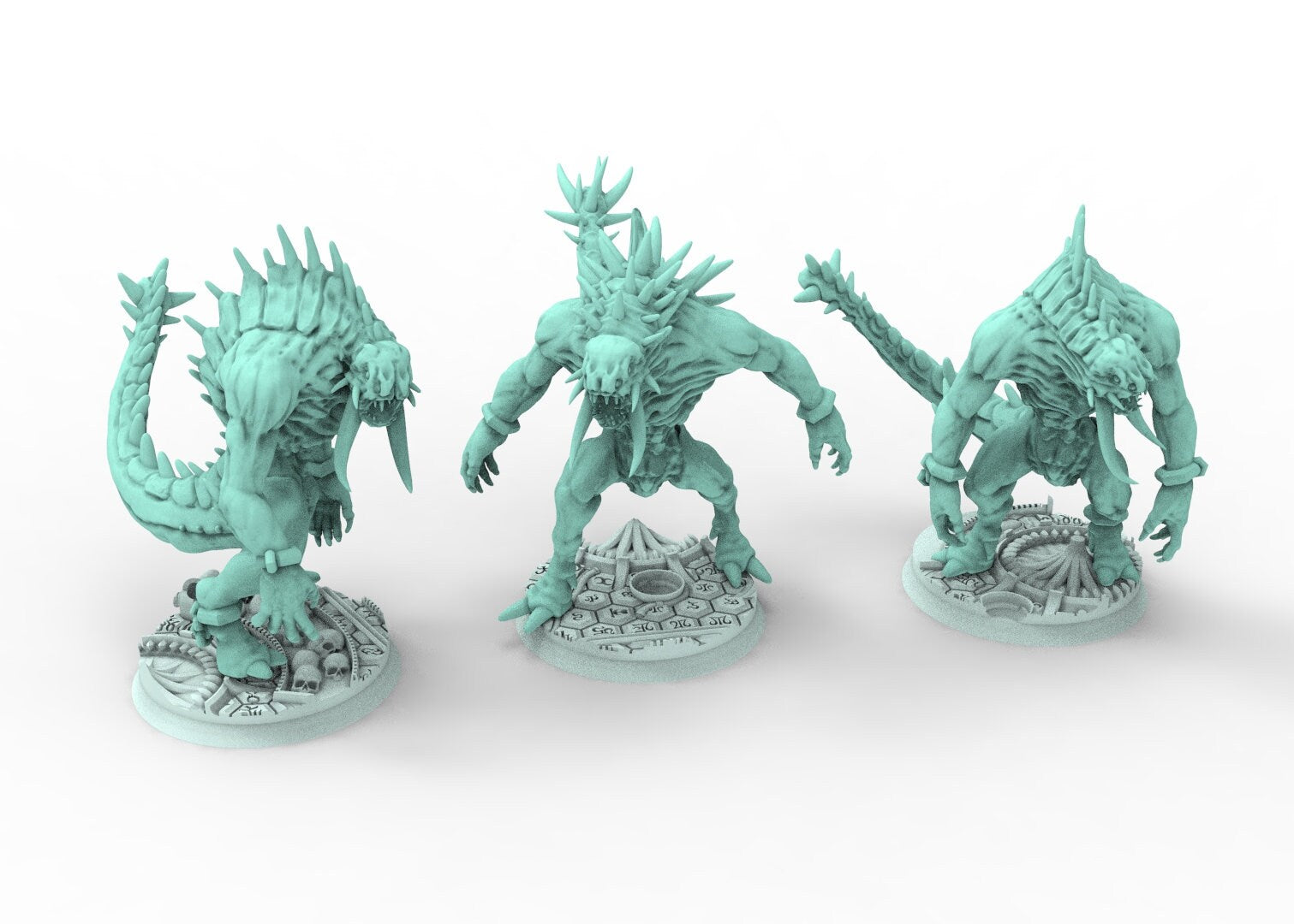 Dark City - Chaos Beast Troglotroll Troll Dark Eldar Drow