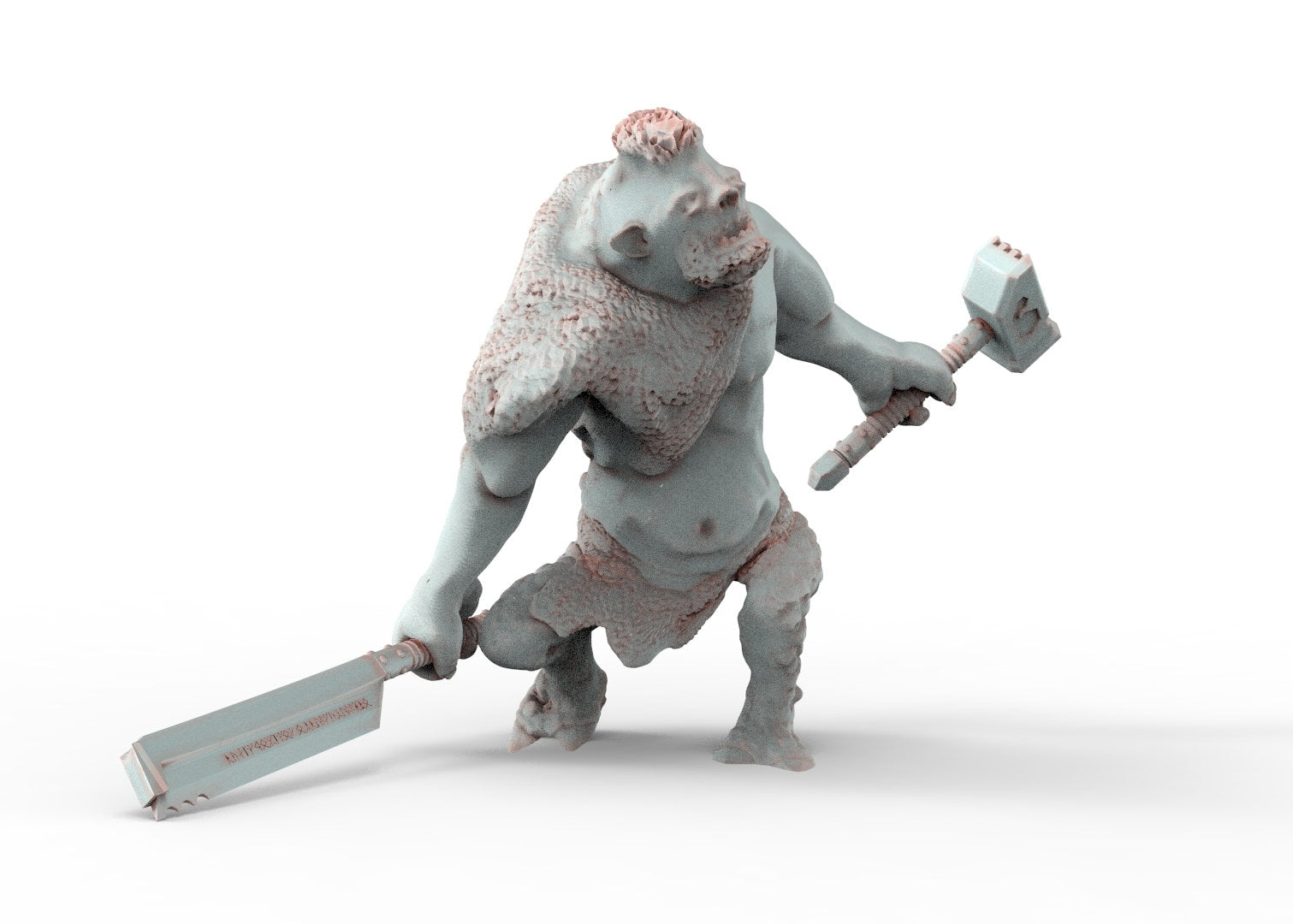 Spartatroll, Wild cave troll, the rebellion of spartatroll, miniatures for wargame D&D, Lotr...