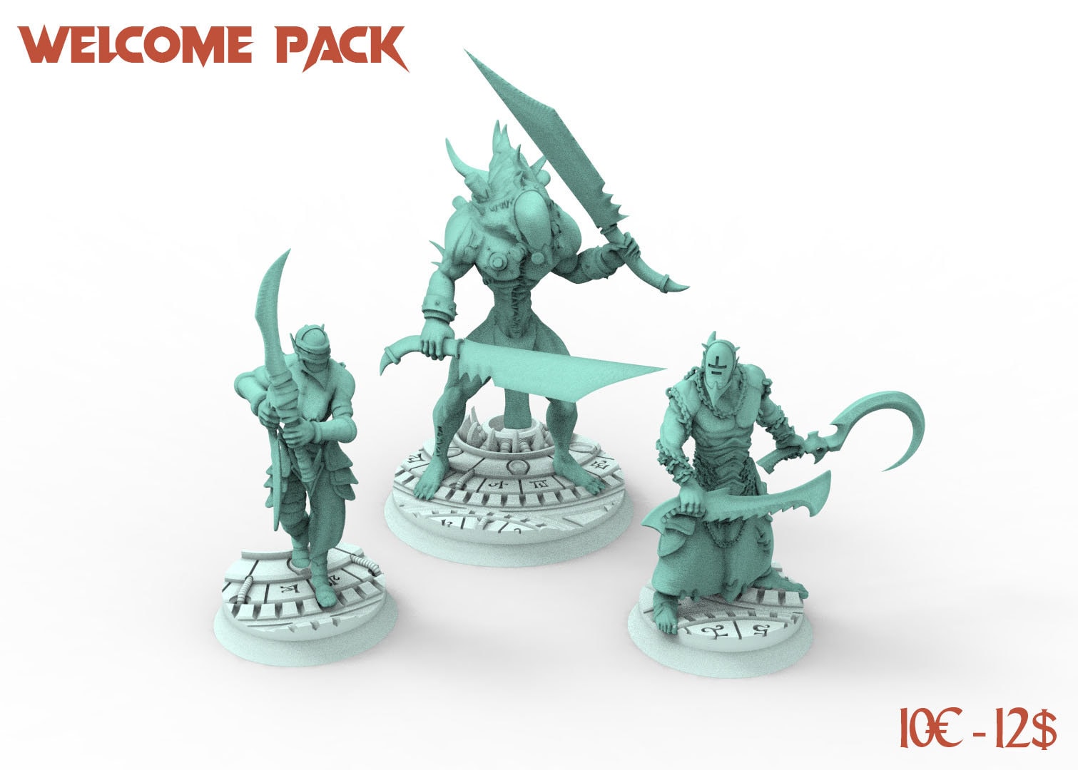 Dark City - Welcome pack Wracked warriors tortured Dark eldar drow & grotesque Abobination