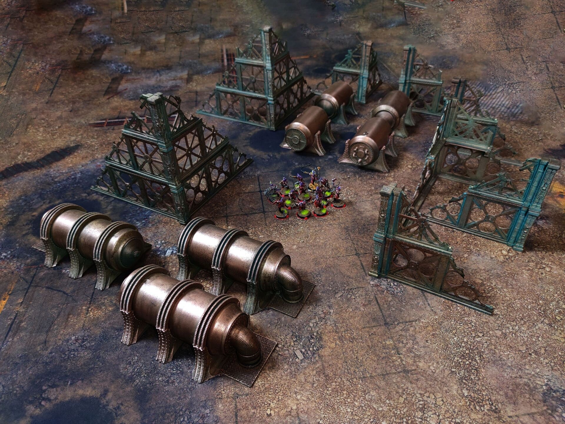 Military building  usable for warmachine, infinity, scifi wargame...