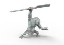 Load image into Gallery viewer, Wild cave trolls, the rebellion of spartatroll, miniatures for wargame D&amp;D, Lotr...
